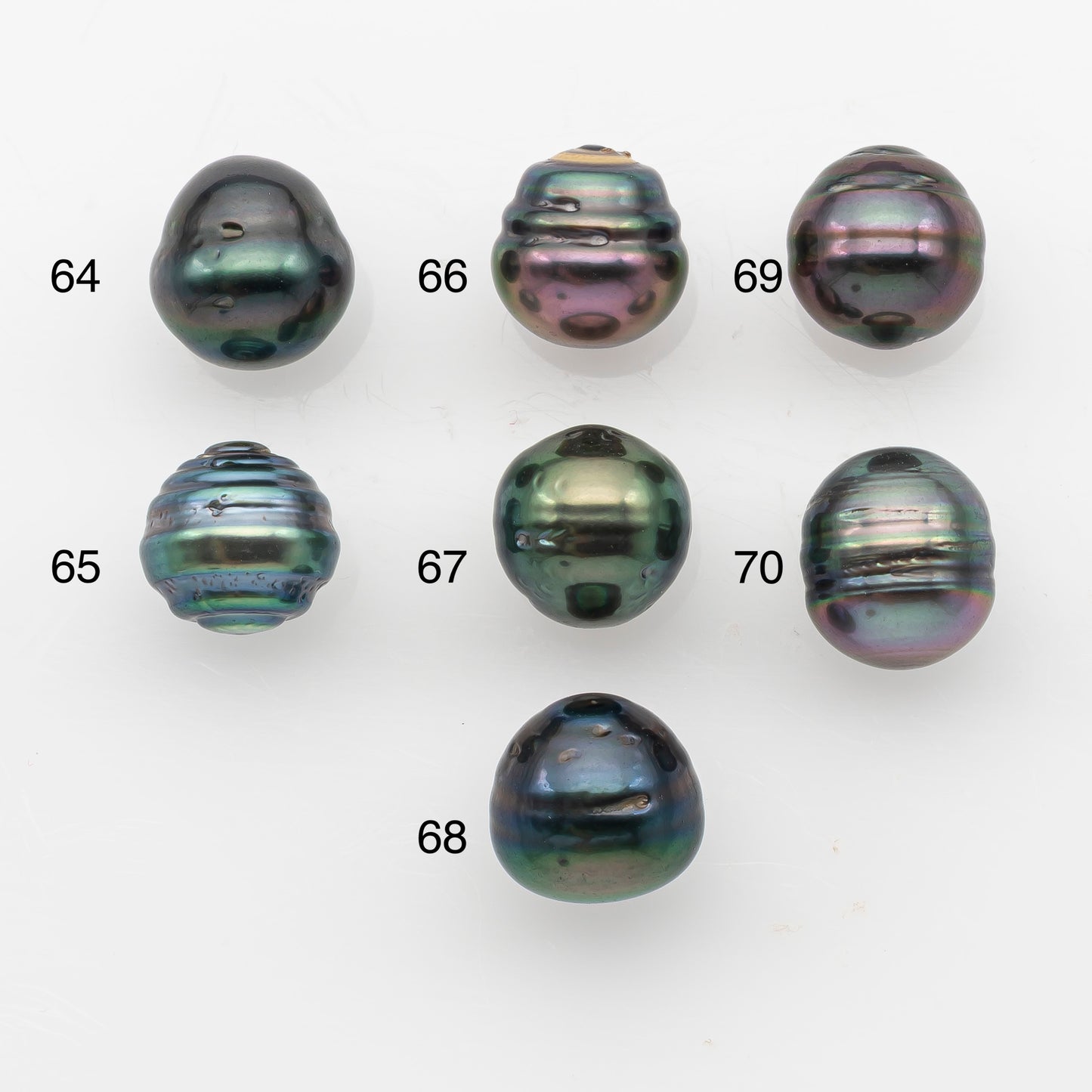 10-11mm Tahitian Pearl, Loose Undrilled with High Luster and Blemishes for Jewelry Making, SKU # 2912TH