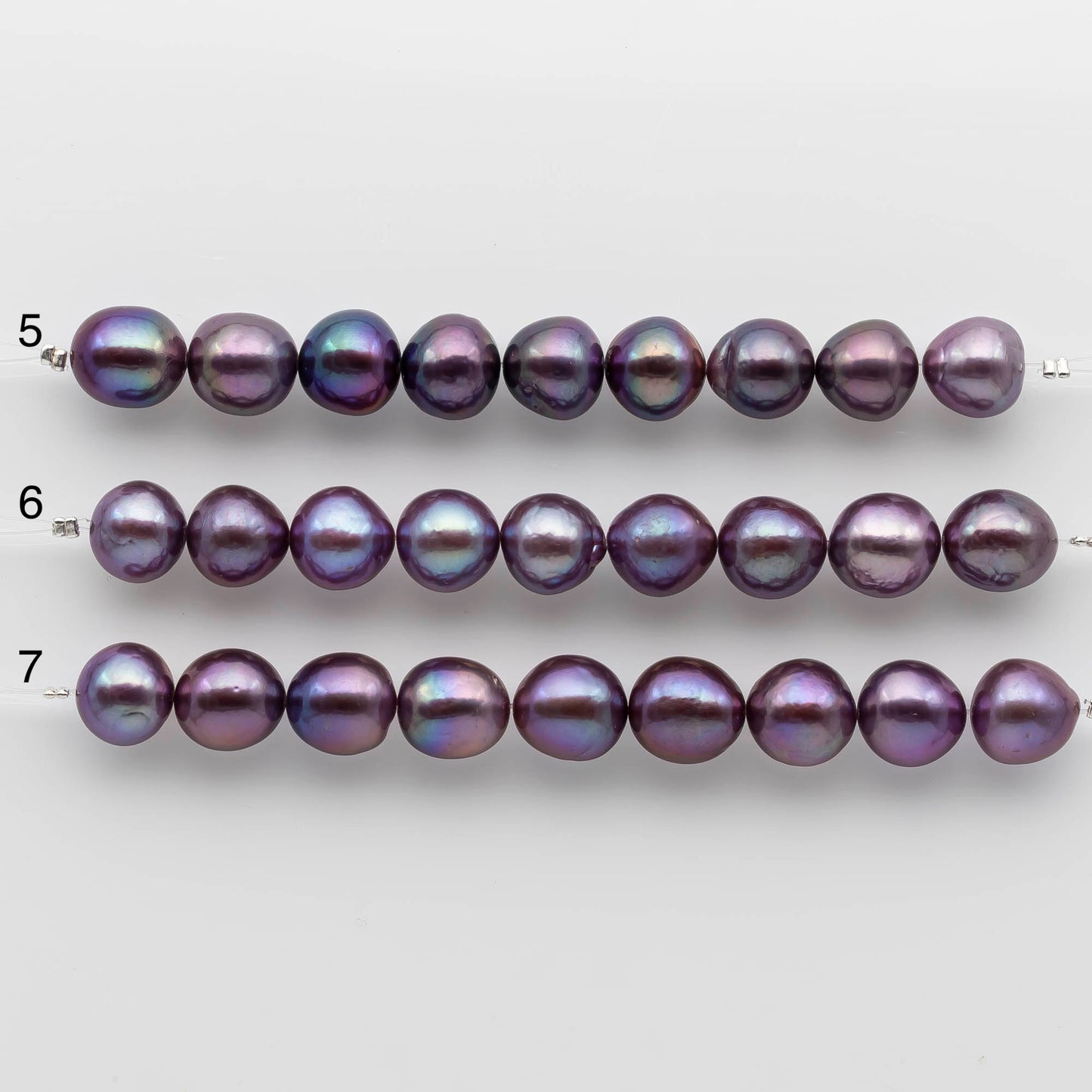 11-12mm Edison Pearl in Natural Color and High Lusters in Short Strand for Beading or Jewelry Making, SKU # 2467EP