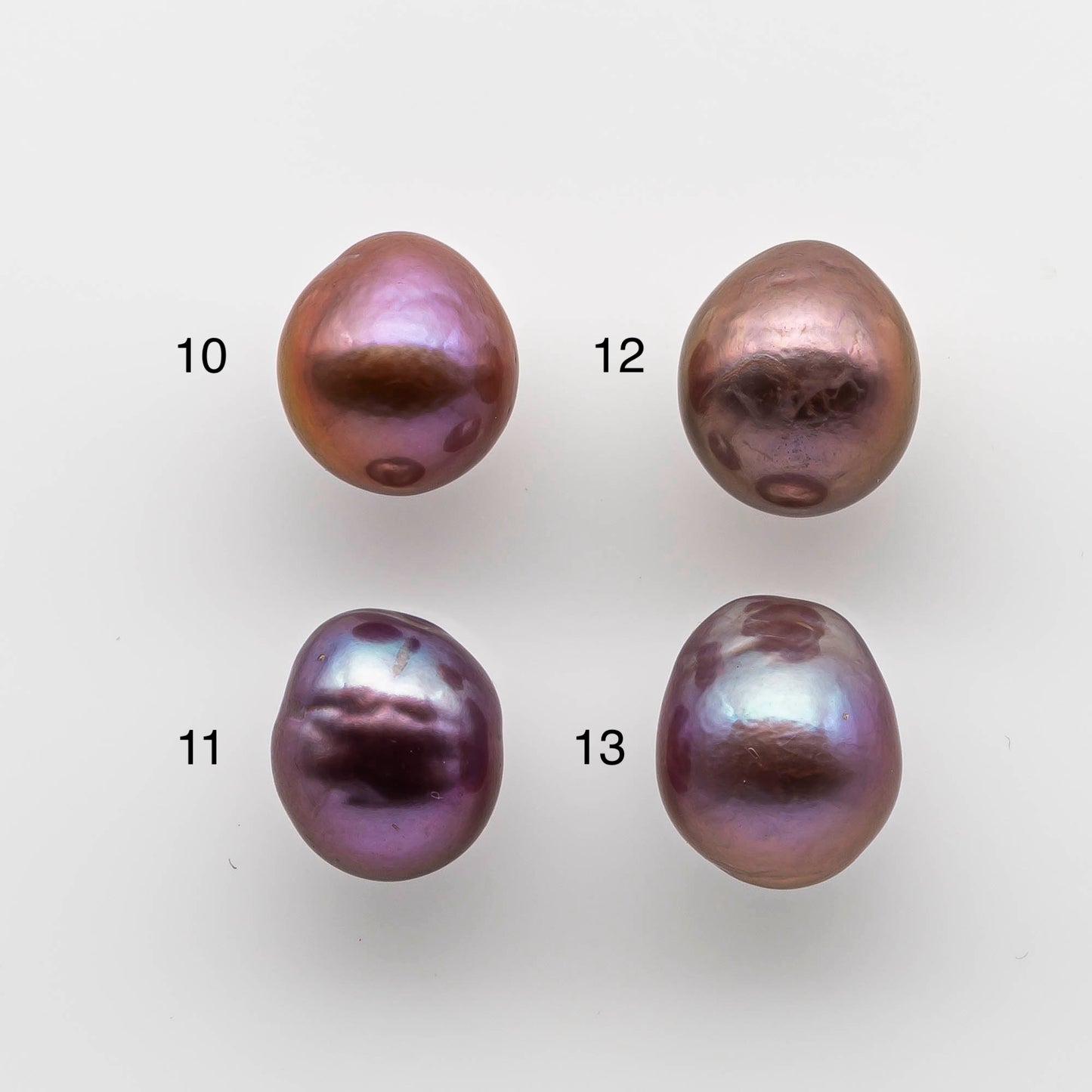 10-11mm Edison Pearl Drop in Natural Color and Amazing Luster, Choose from Undrilled, Half Drilled, Full Drilled or Large Hole, SKU # 1795EP