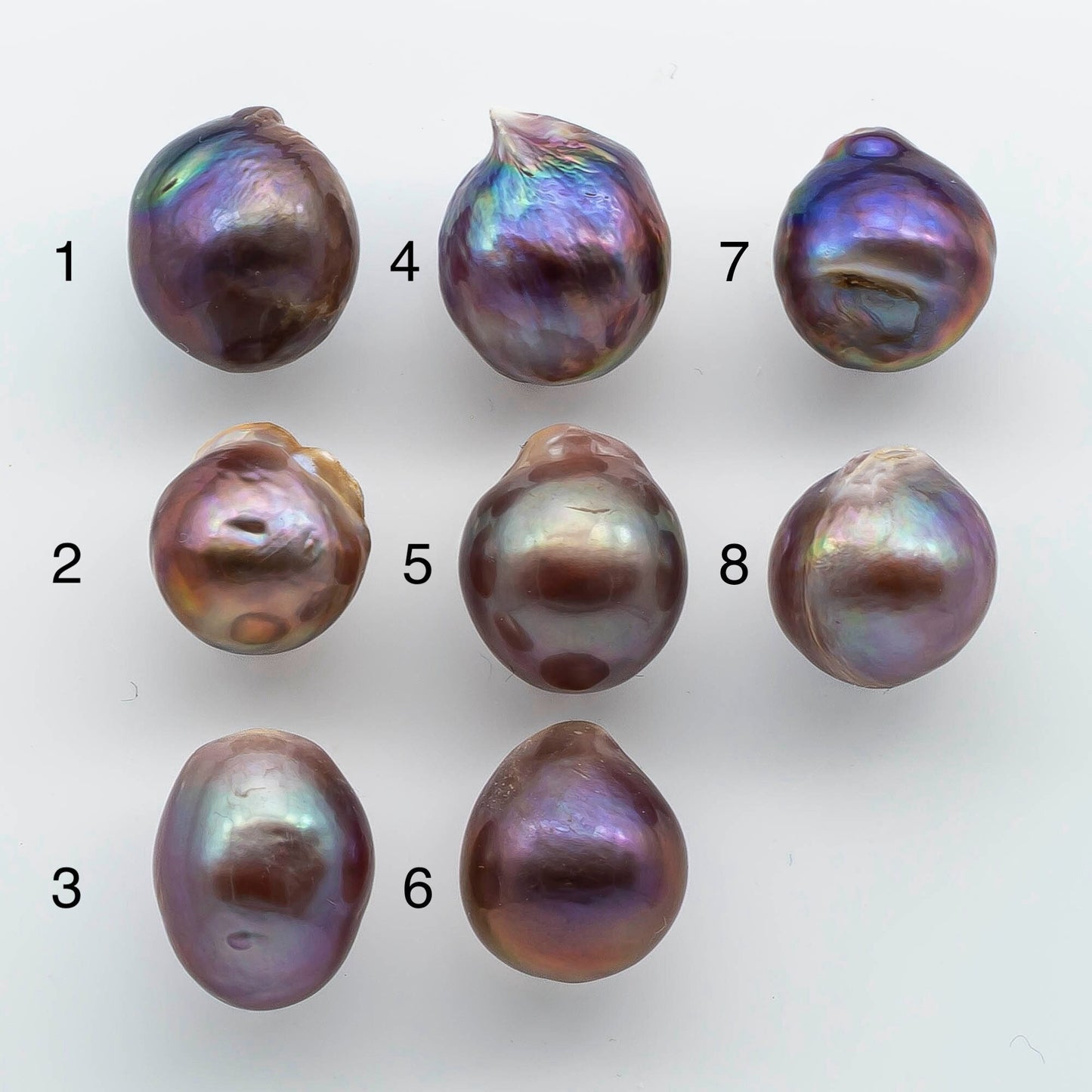 15-16mm Single Edison Pearl Undrilled Loose Piece with Nice Luster in Natural Color Freshwater Pearl Drops, SKU # 1944EP
