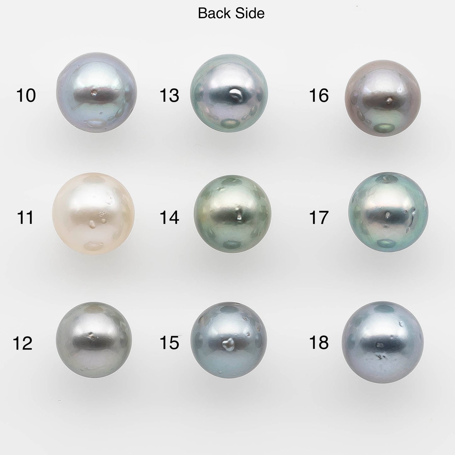 10-11mm Tahitian Pearl Round with High Luster and Natural Color with Blemishes, Loose Single Piece Undrilled, SKU # 2098TH