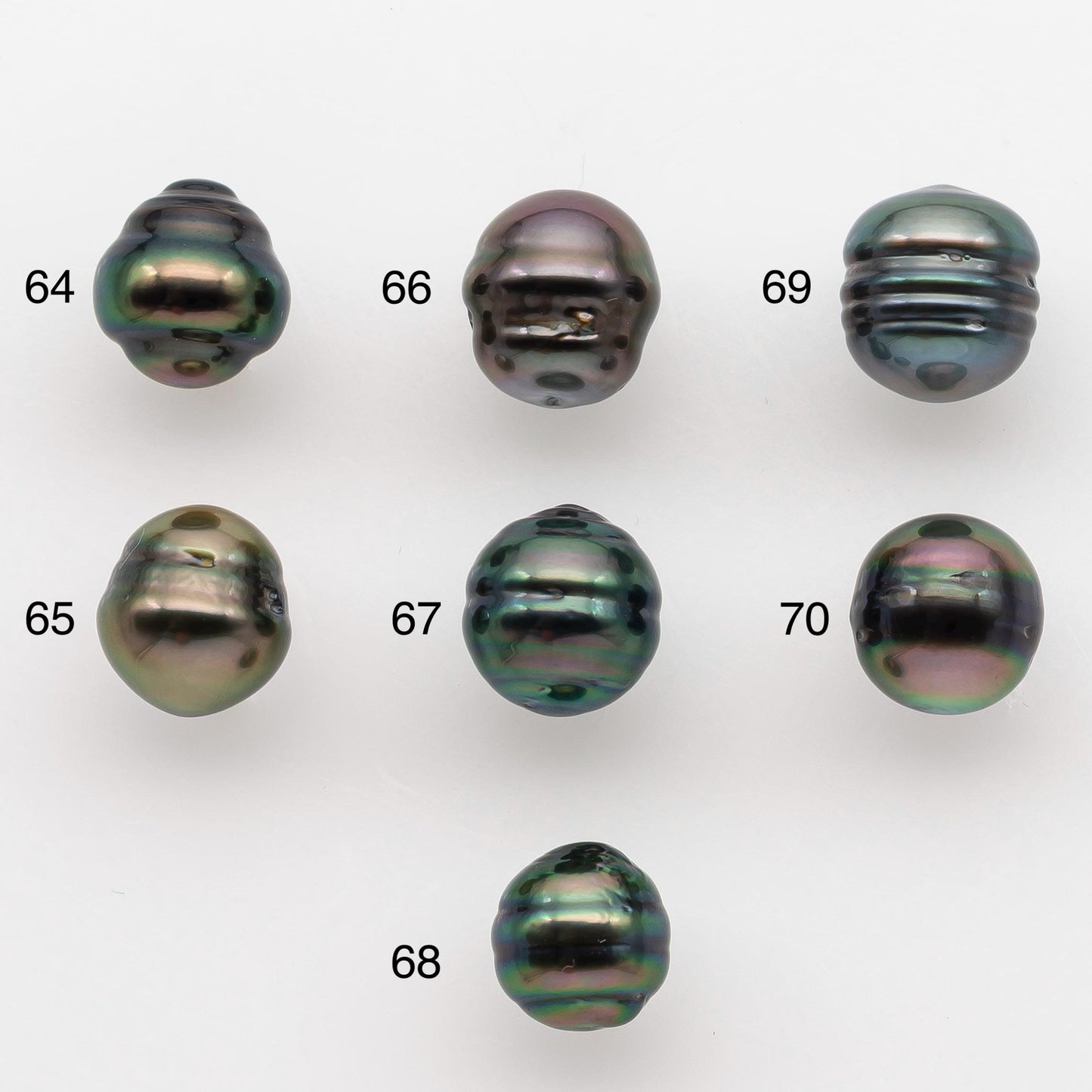 8-9mm Tahitian Pearl with High Luster and Natural Color, One Piece Undrilled for Making Jewelry, SKU # 2512TH