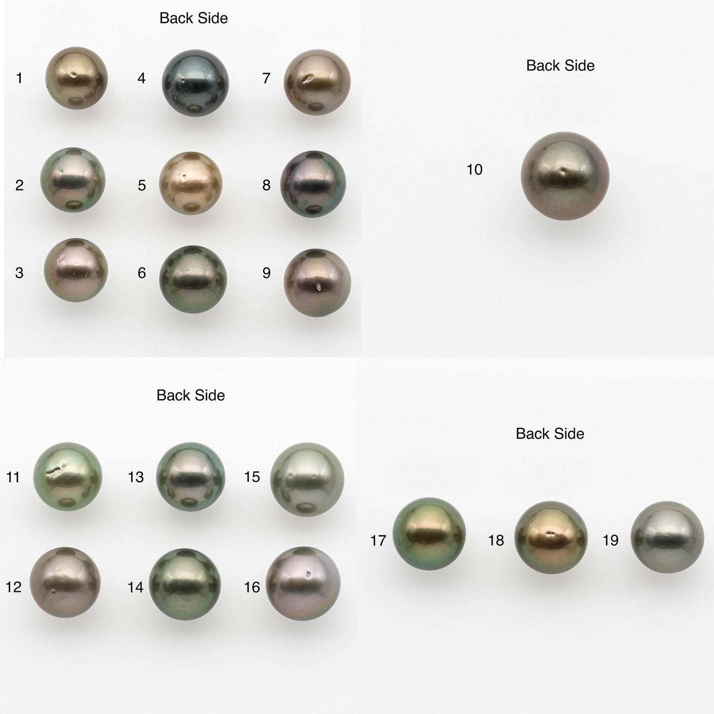 12-15mm Tahitian Pearl with High Luster and Natural Color, One Piece Undrilled for Making Jewelry, SKU # 2528TH