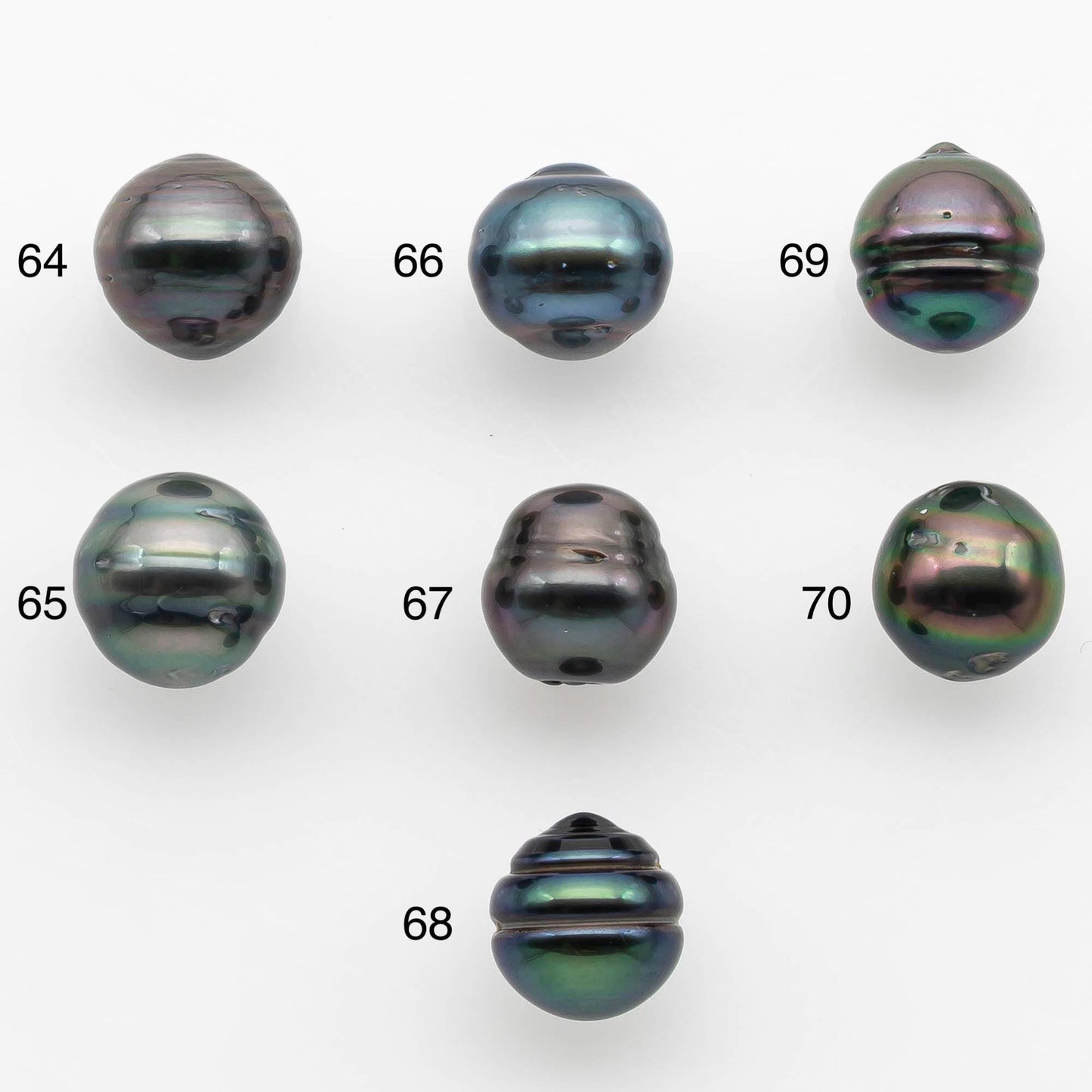 9-10mm Tahitian Pearl with High Luster and Natural Color, One Piece Undrilled for Making Jewelry, SKU # 2529TH