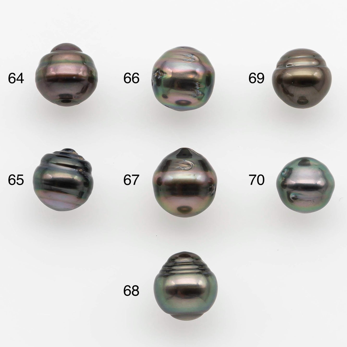9-10mm Tahitian Pearl with High Luster and Natural Color, One Piece Undrilled for Making Jewelry, SKU # 2535TH
