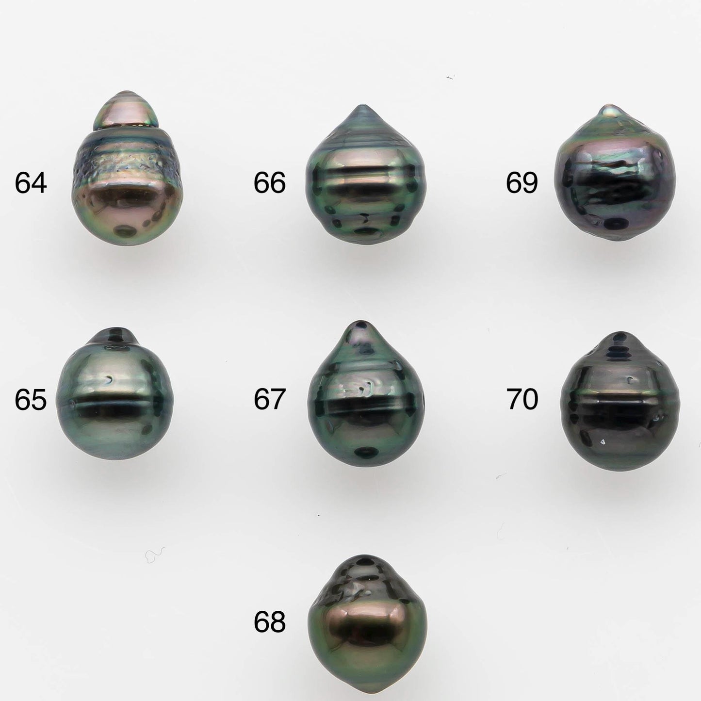8-9mm Tahitian Pearl with High Luster and Natural Color, One Piece Undrilled for Making Jewelry, SKU # 2539TH