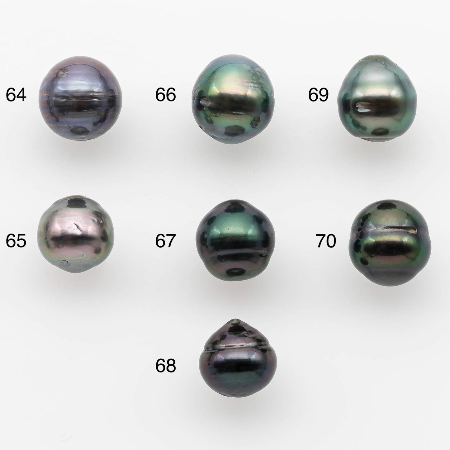 8-9mm Tahitian Pearl in Natural Color with High Luster and Minor Blemishes, One Piece Undrilled for Making Jewelry, SKU # 2579TH