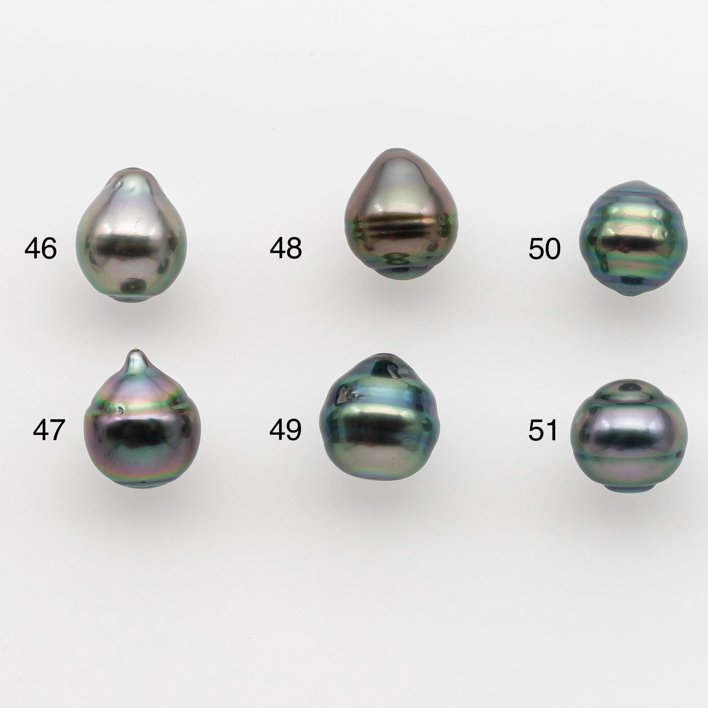 8-9mm Tahitian Pearl with High Luster and Natural Color, One Piece Undrilled for Making Jewelry, SKU # 2513TH