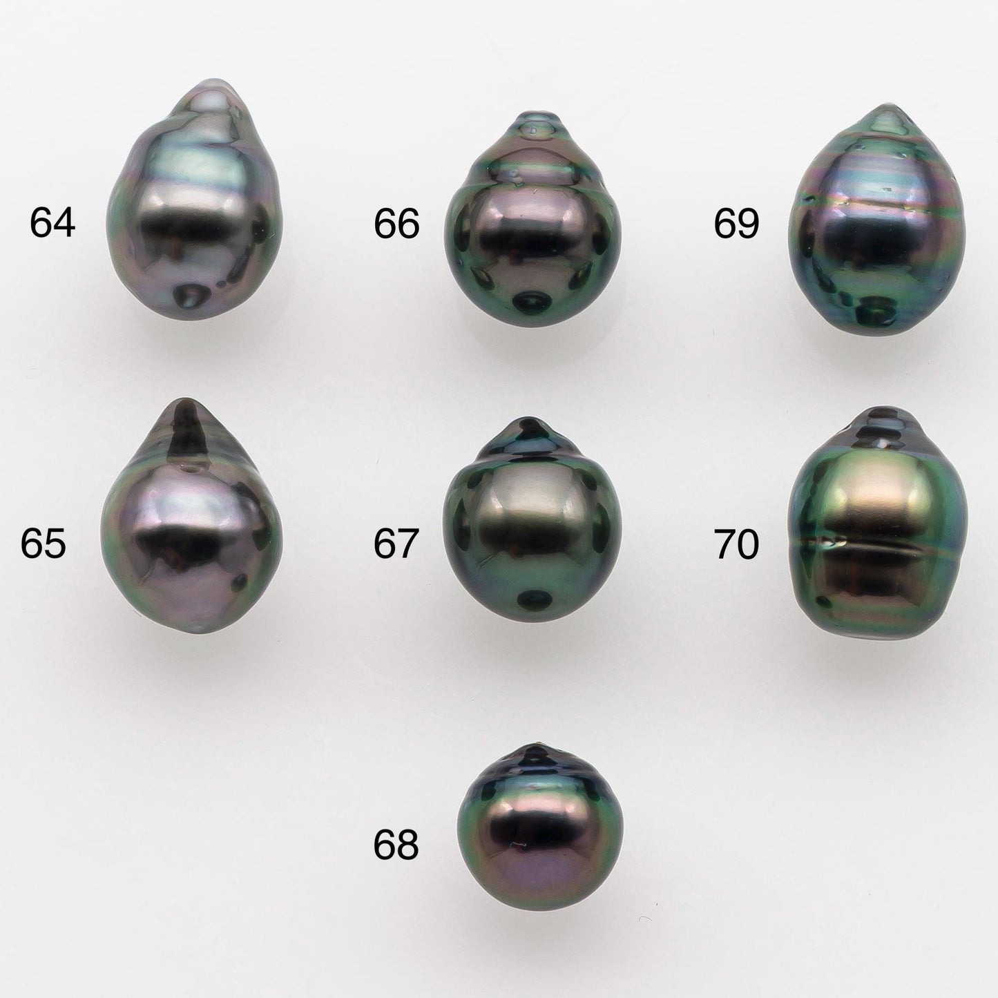 8-9mm Tahitian Pearl with High Luster and Natural Color, One Piece Undrilled for Making Jewelry, SKU # 2516TH