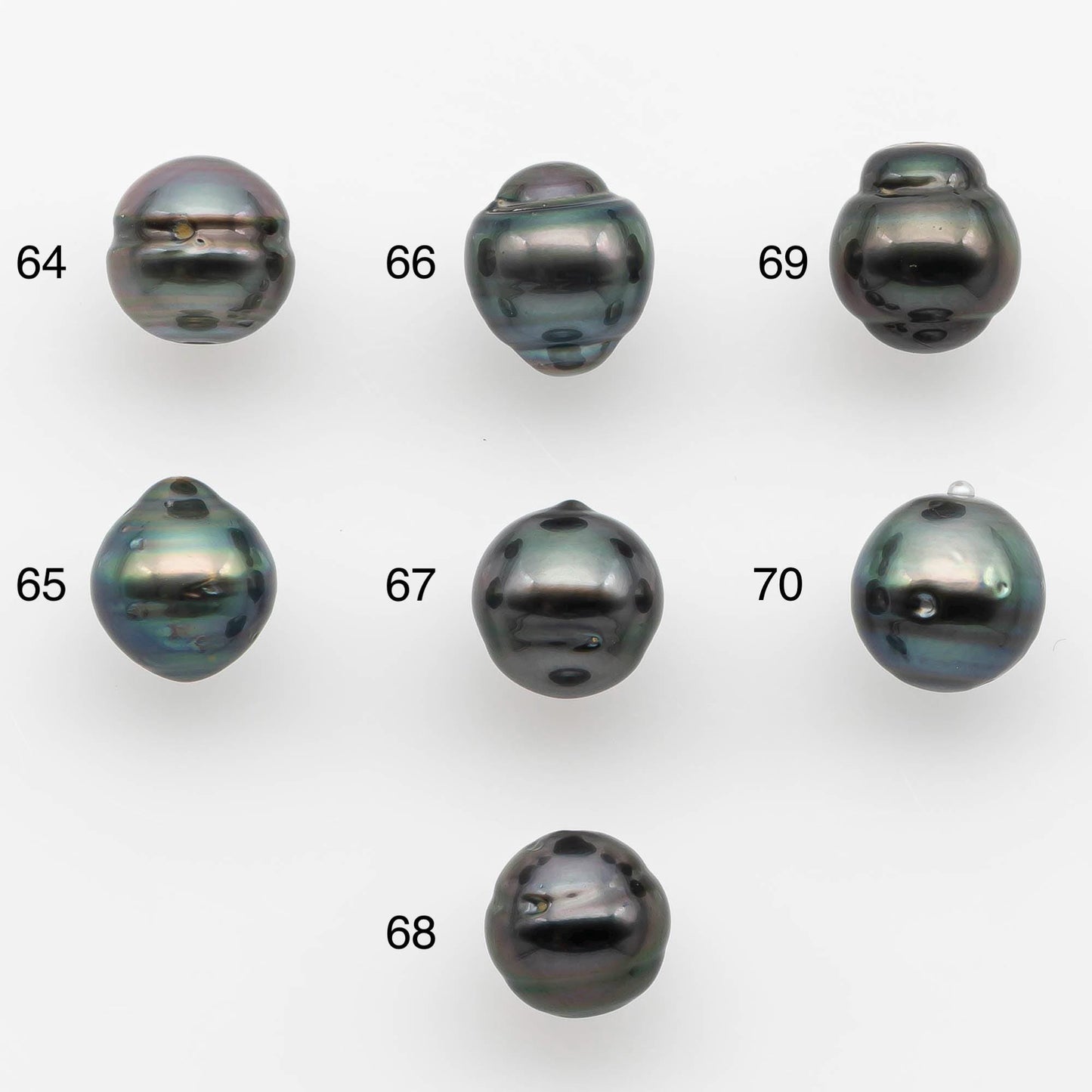 9-10mm Tahitian Pearl with High Luster and Natural Color, One Piece Undrilled for Making Jewelry, SKU # 2531TH