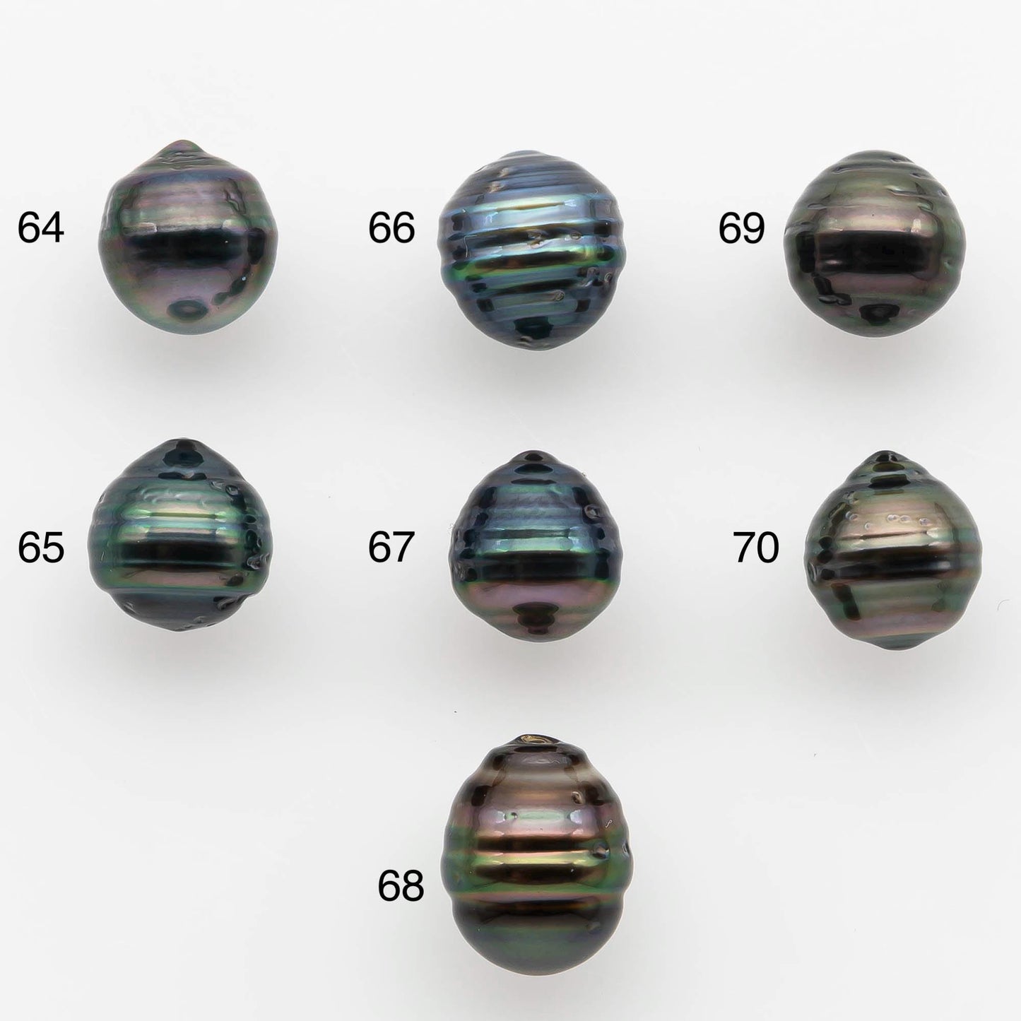 9-10mm Tahitian Pearl with High Luster and Natural Color, One Piece Undrilled for Making Jewelry, SKU # 2533TH