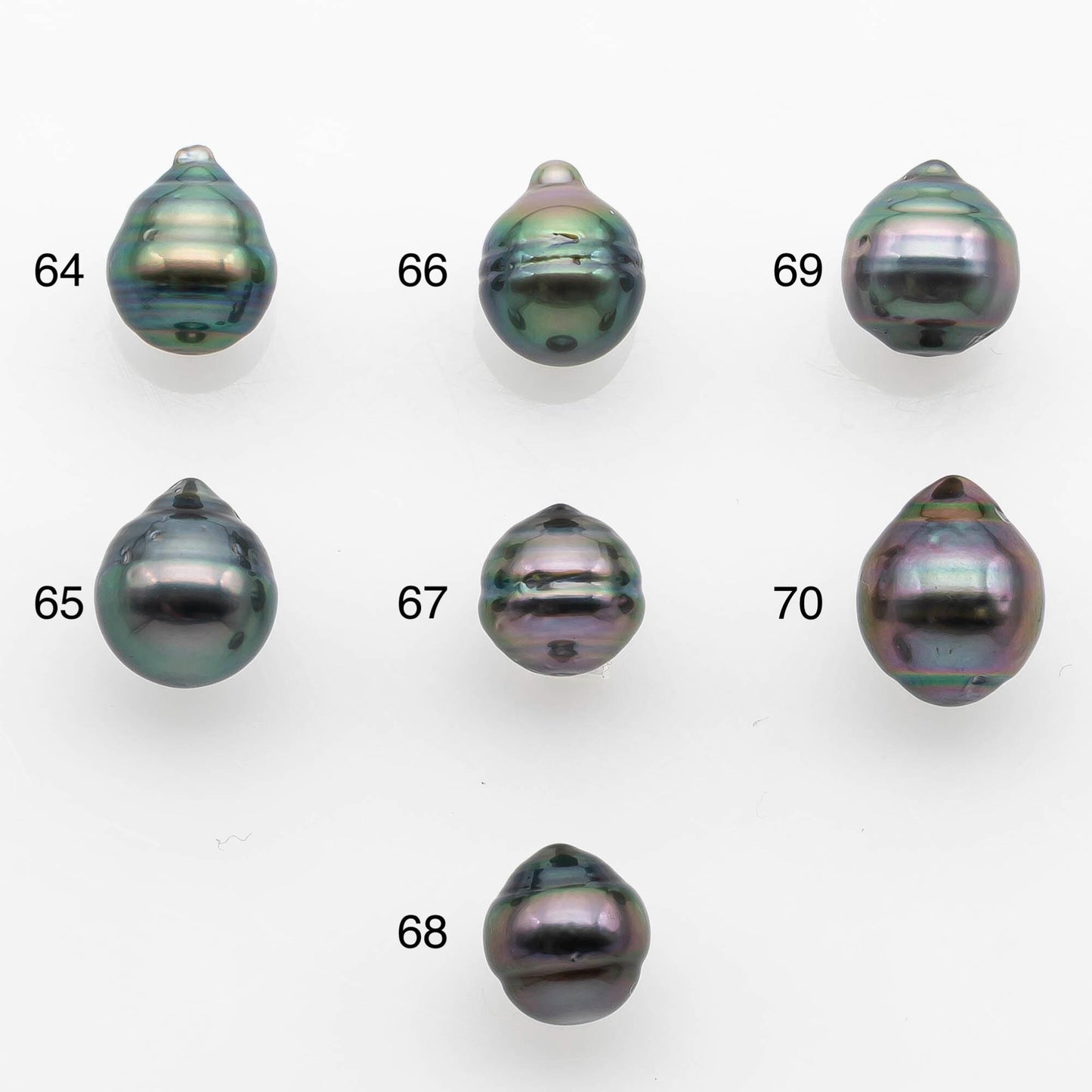8-9mm Tahitian Pearl with High Luster and Natural Color, One Piece Undrilled for Making Jewelry, SKU # 2536TH