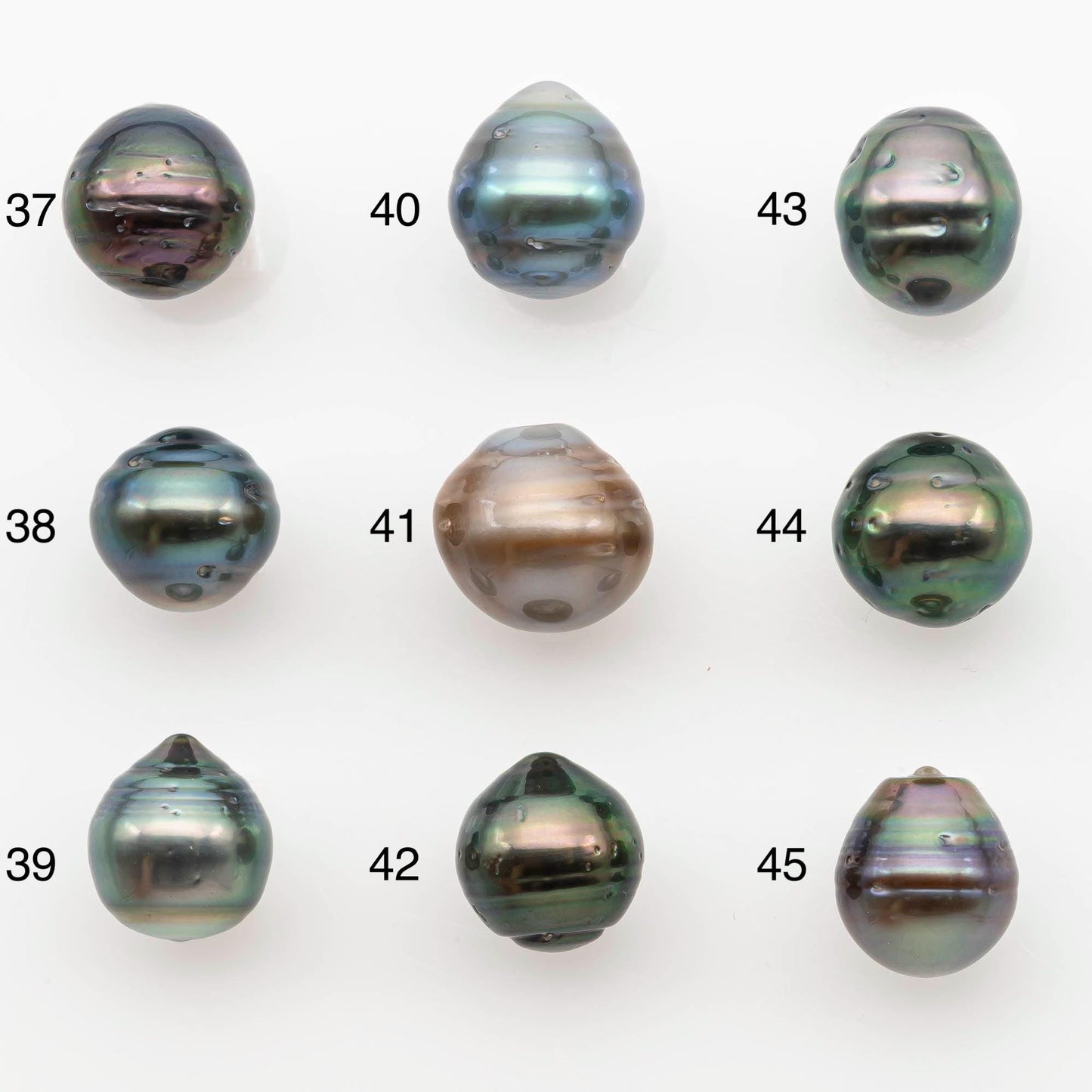 9-10mm Tahitian Pearl in Natural Color with High Luster and Blemishes, One Piece Undrilled for Making Jewelry, SKU # 2657TH