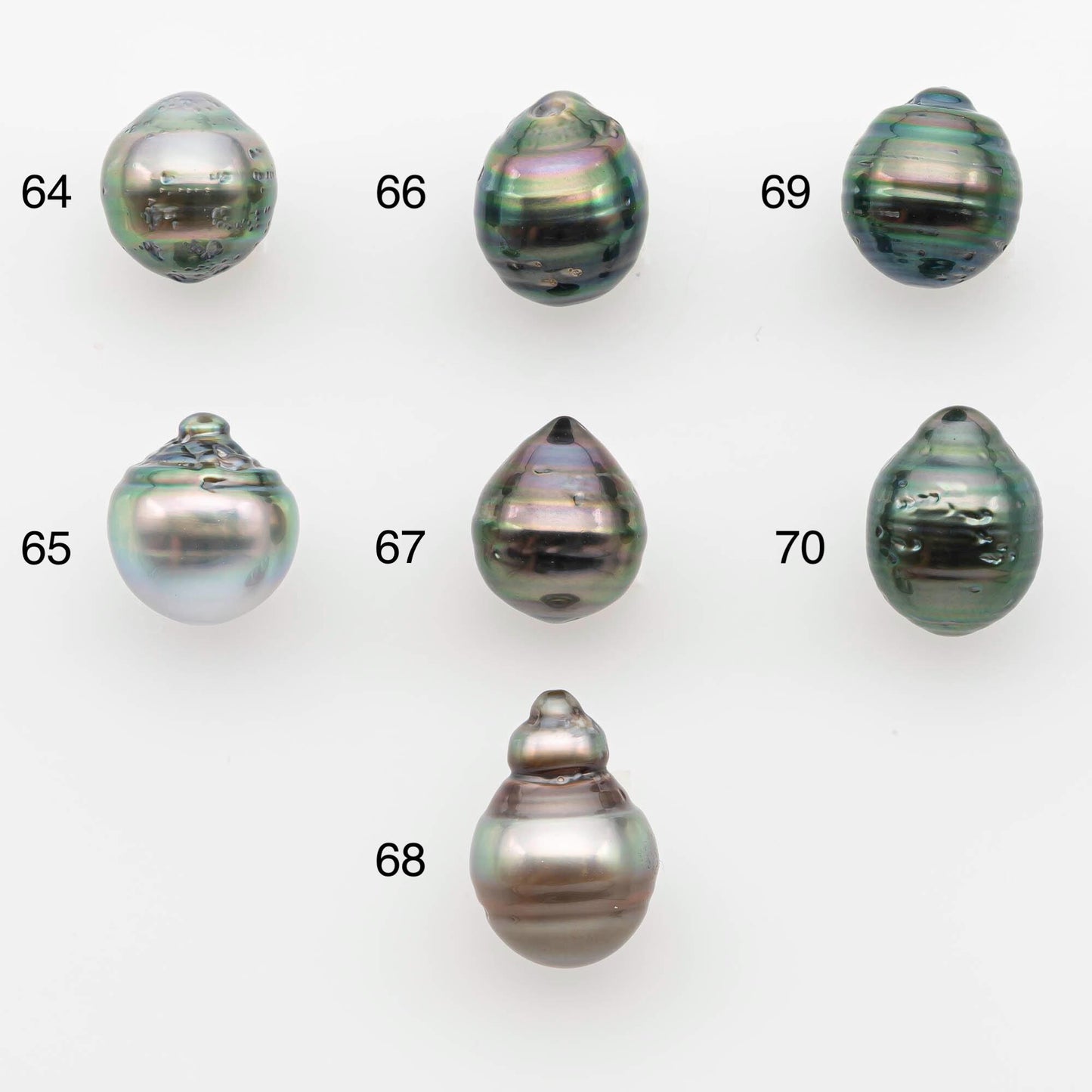 9-10mm Tahitian Pearl in Natural Color with High Luster and Minor Blemishes, One Piece Undrilled for Making Jewelry, SKU # 2656TH