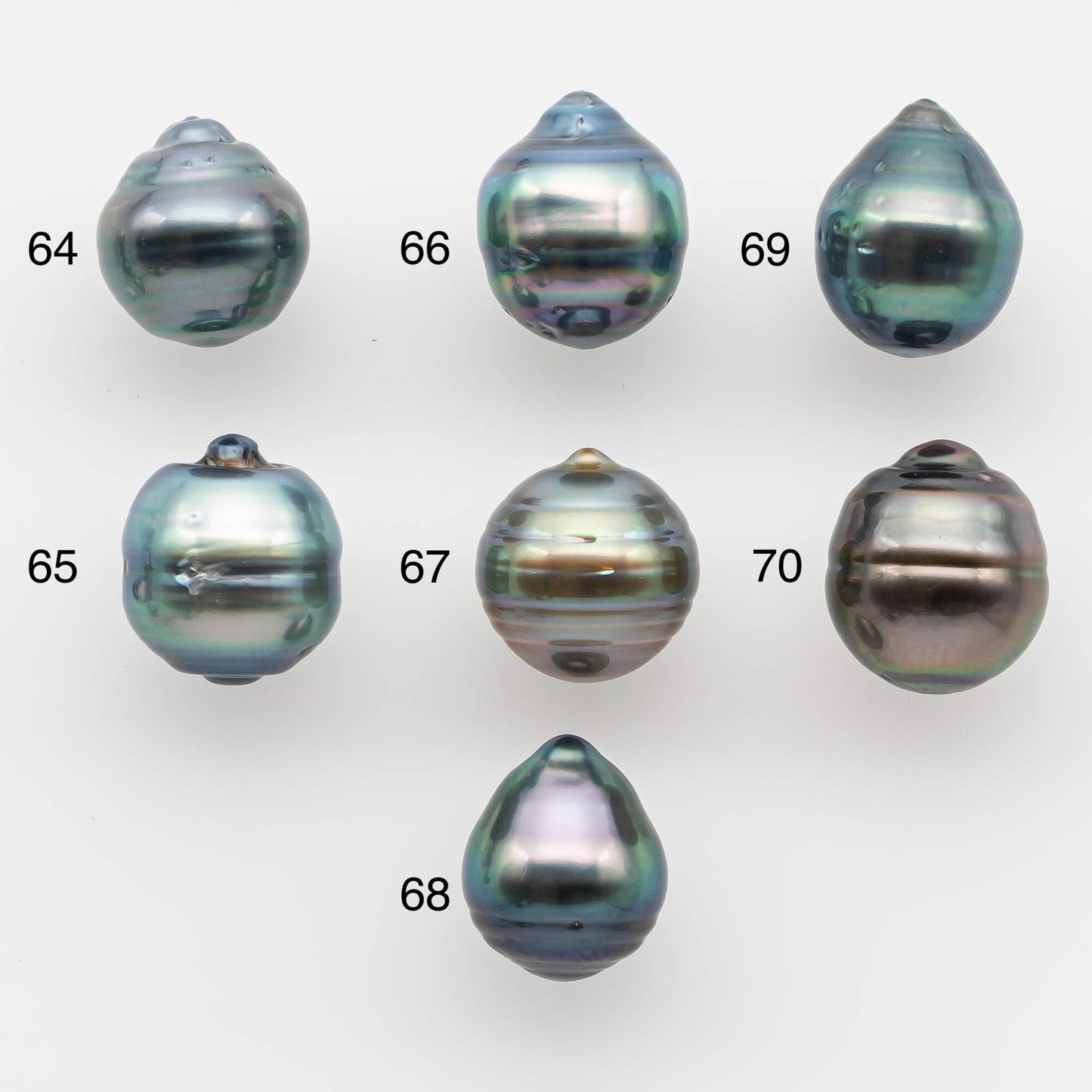 9-10mm Tahitian Pearl in Natural Color with High Luster and Minor Blemishes, One Piece Undrilled for Making Jewelry, SKU # 2588TH