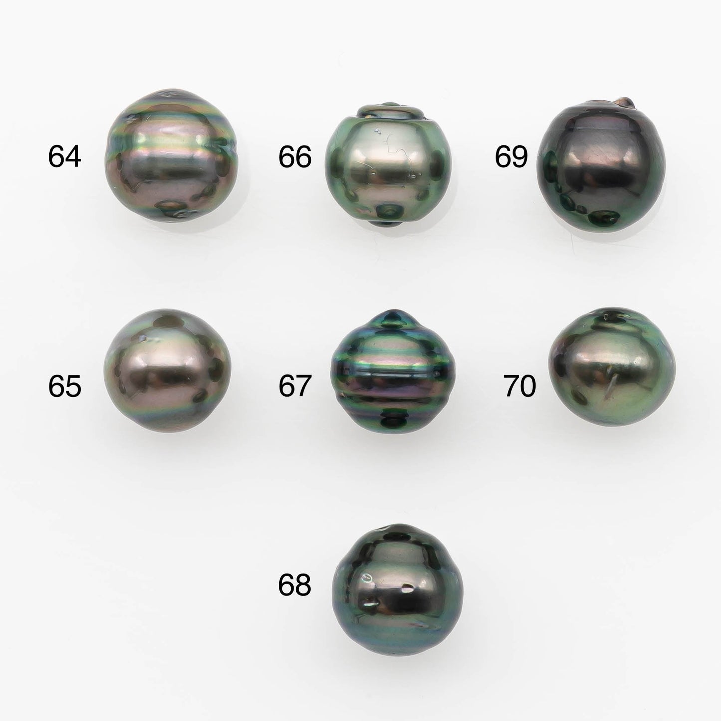 10-11mm Tahitian Pearl, Loose Undrilled with High Luster and for Jewelry Making, SKU # 2691TH