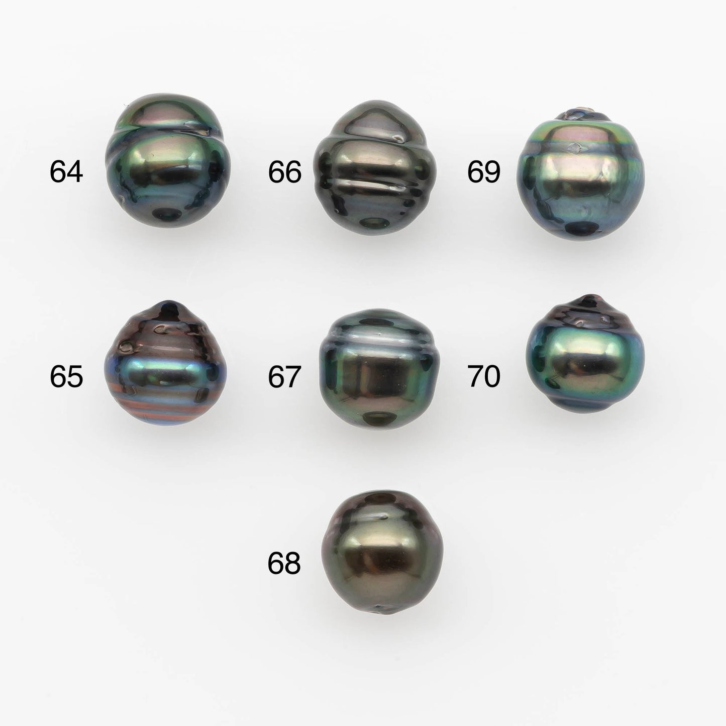 10-11mm Tahitian Pearl, Loose Undrilled with High Luster and for Jewelry Making, SKU # 2693TH