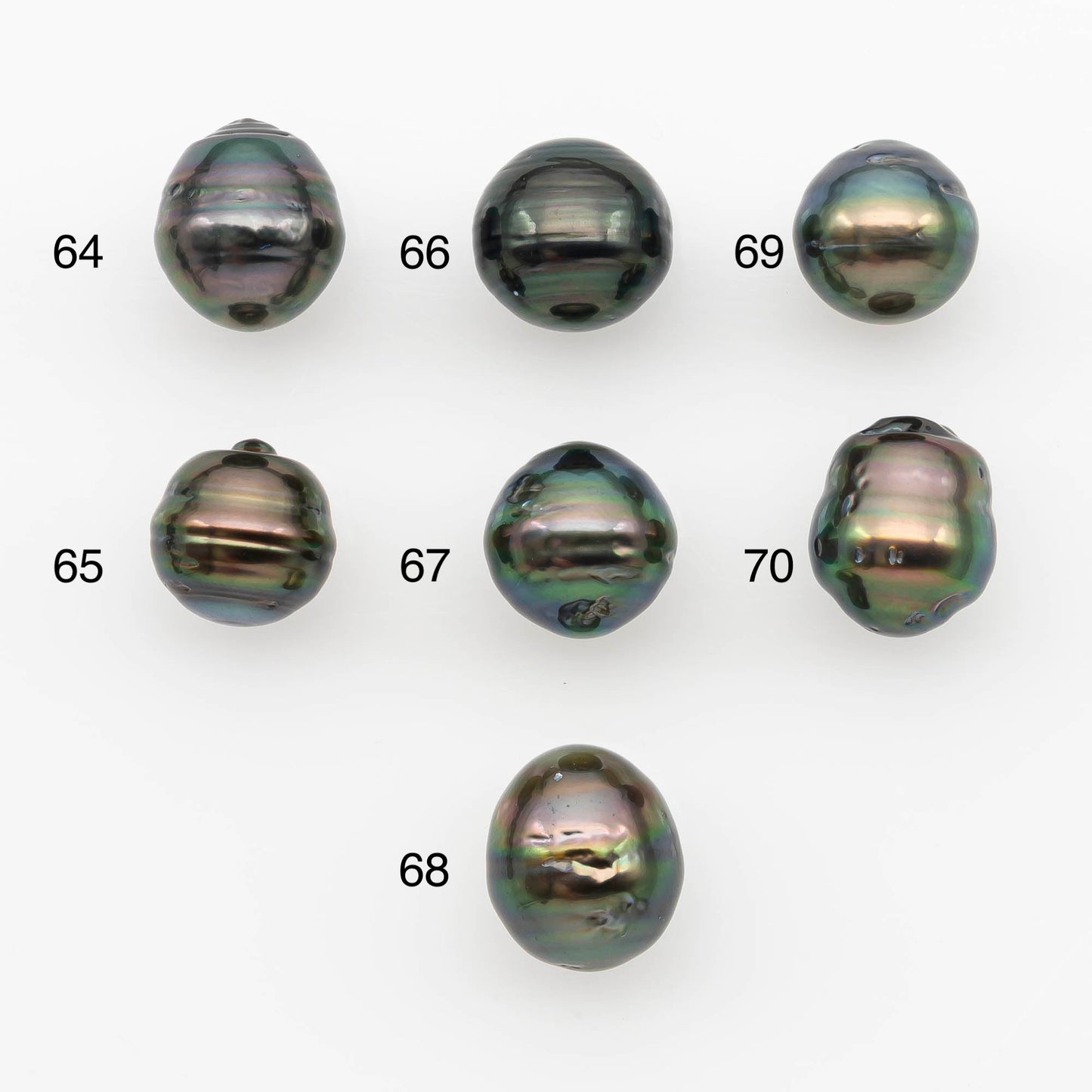 10-11mm Tahitian Pearl, Loose Undrilled with High Luster and for Jewelry Making, SKU # 2695TH