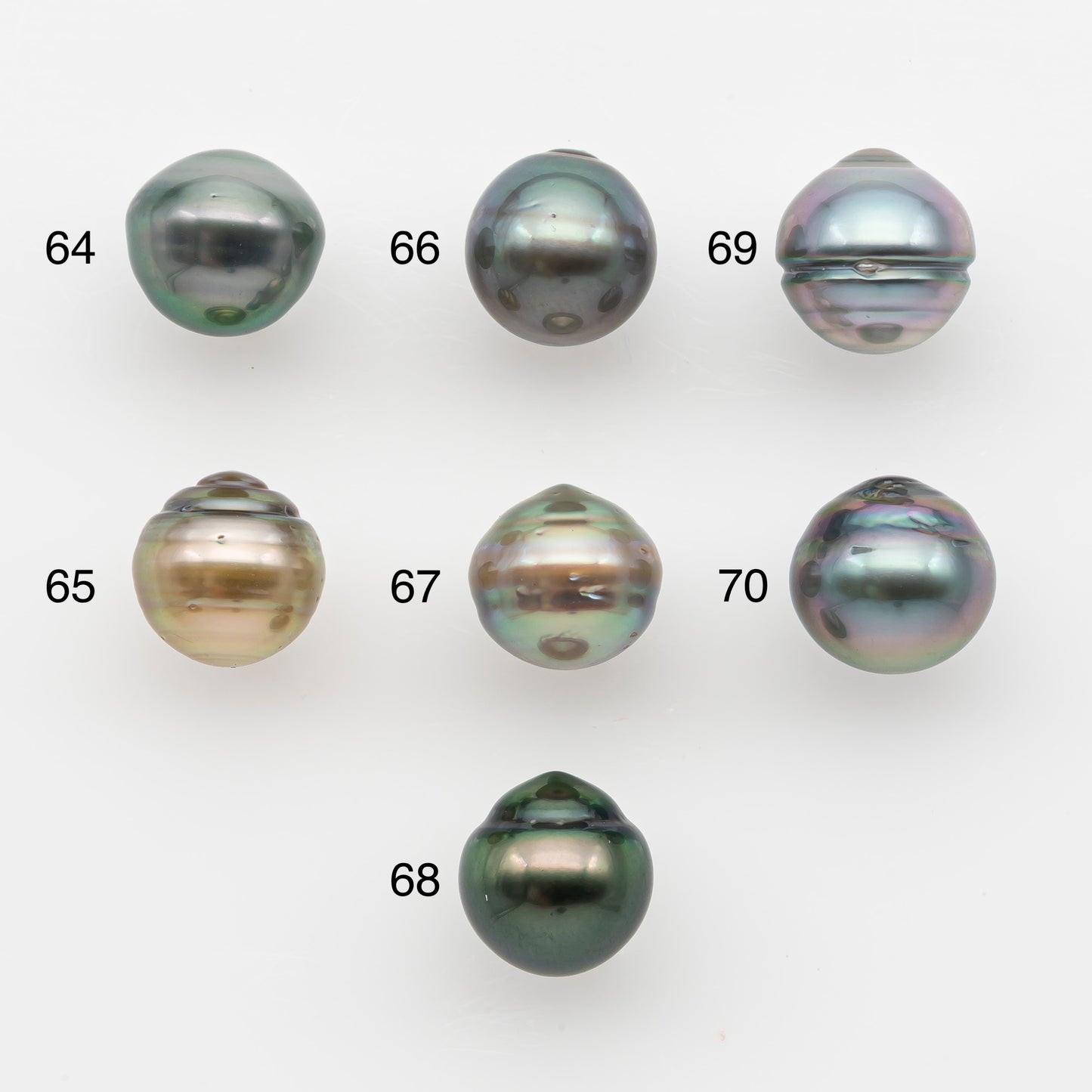 10-11mm Tahitian Pearl, Loose Undrilled with High Luster and for Jewelry Making, SKU # 2731TH
