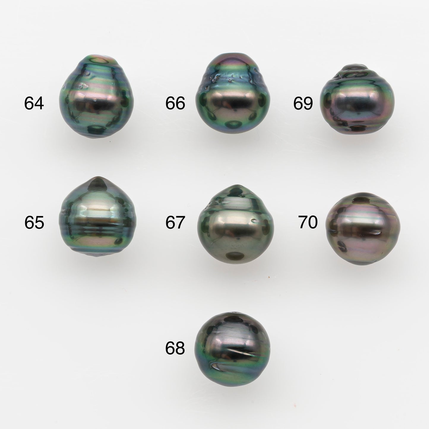 10-11mm Tahitian Pearl, Loose Undrilled with High Luster and for Jewelry Making, SKU # 2733TH