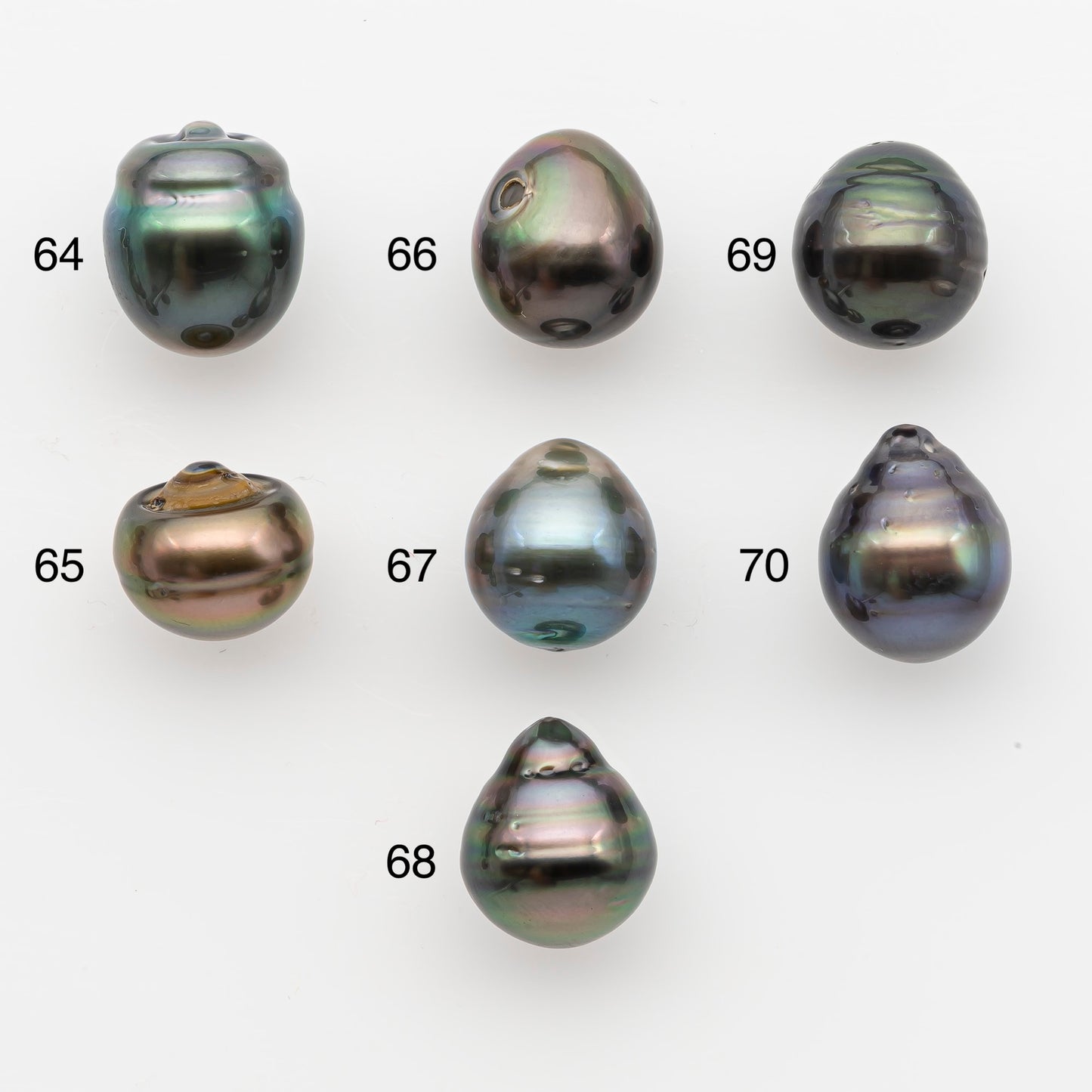 11-12mm Tahitian Pearl, Loose Undrilled with High Luster and for Jewelry Making, SKU # 2762TH