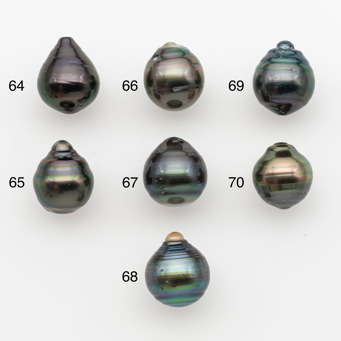 11-12mm Tahitian Pearl, Loose Undrilled with High Luster and for Jewelry Making, SKU # 2763TH