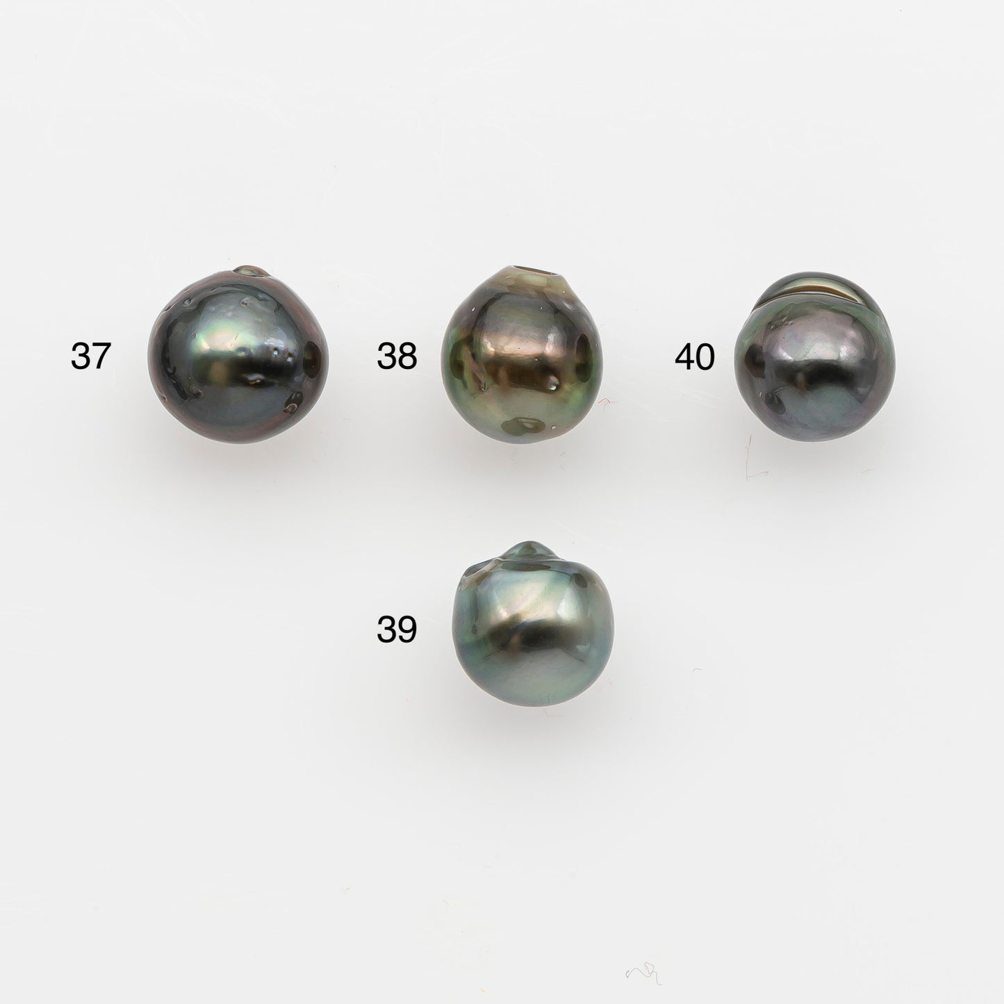 10-11mm Tahitian Pearl, Loose Undrilled with High Luster and for Jewelry Making, SKU # 2796TH