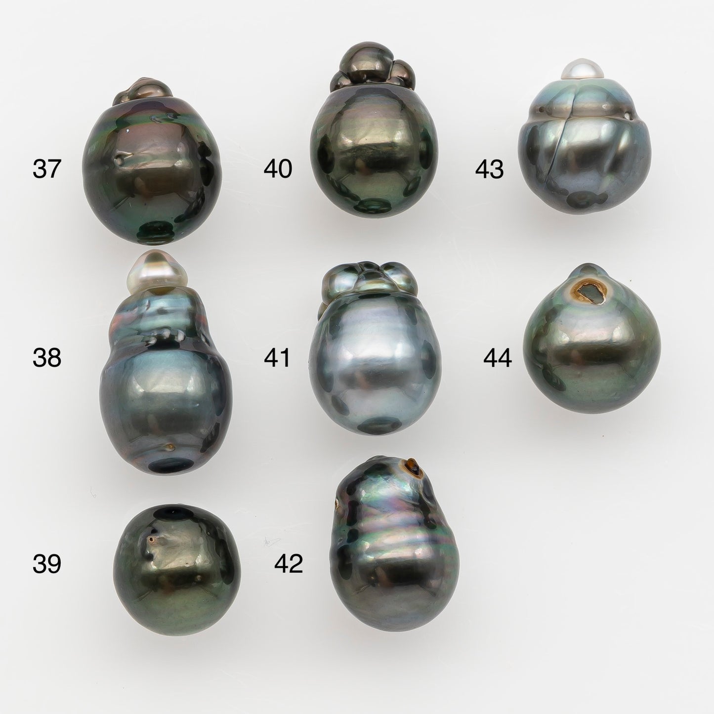 11-12mm Tahitian Pearl, Loose Undrilled with High Luster and for Jewelry Making, SKU # 2799TH