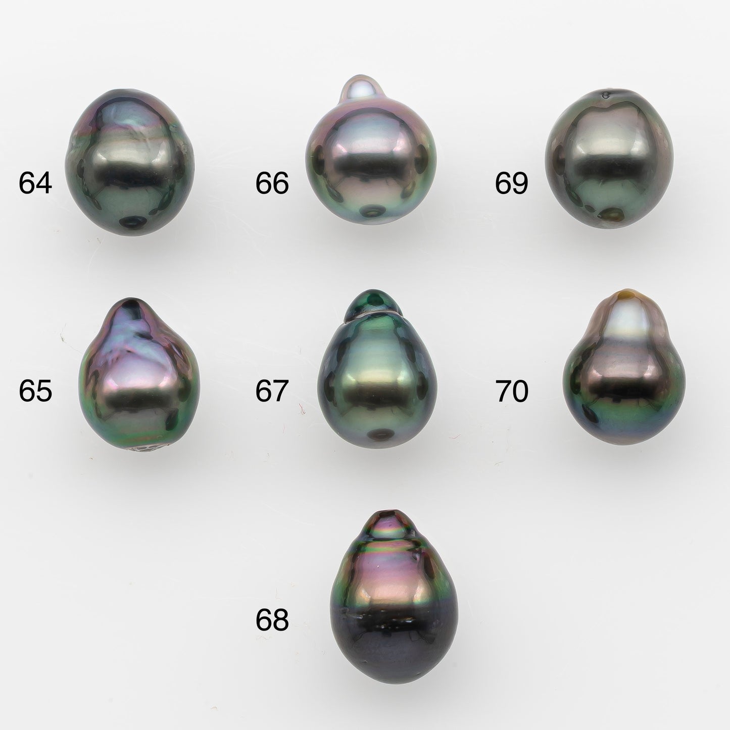 10-11mm Tahitian Pearl, Loose Undrilled with High Luster and for Jewelry Making, SKU # 2826TH