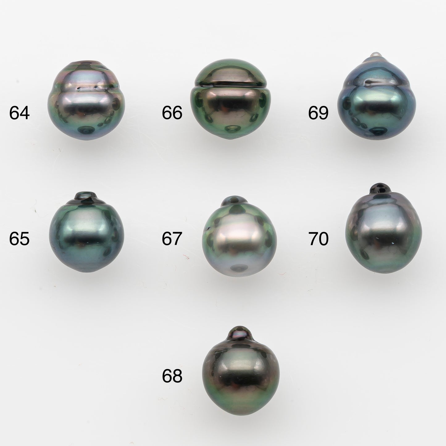 10-11mm Tahitian Pearl, Loose Undrilled with High Luster and for Jewelry Making, SKU # 2828TH