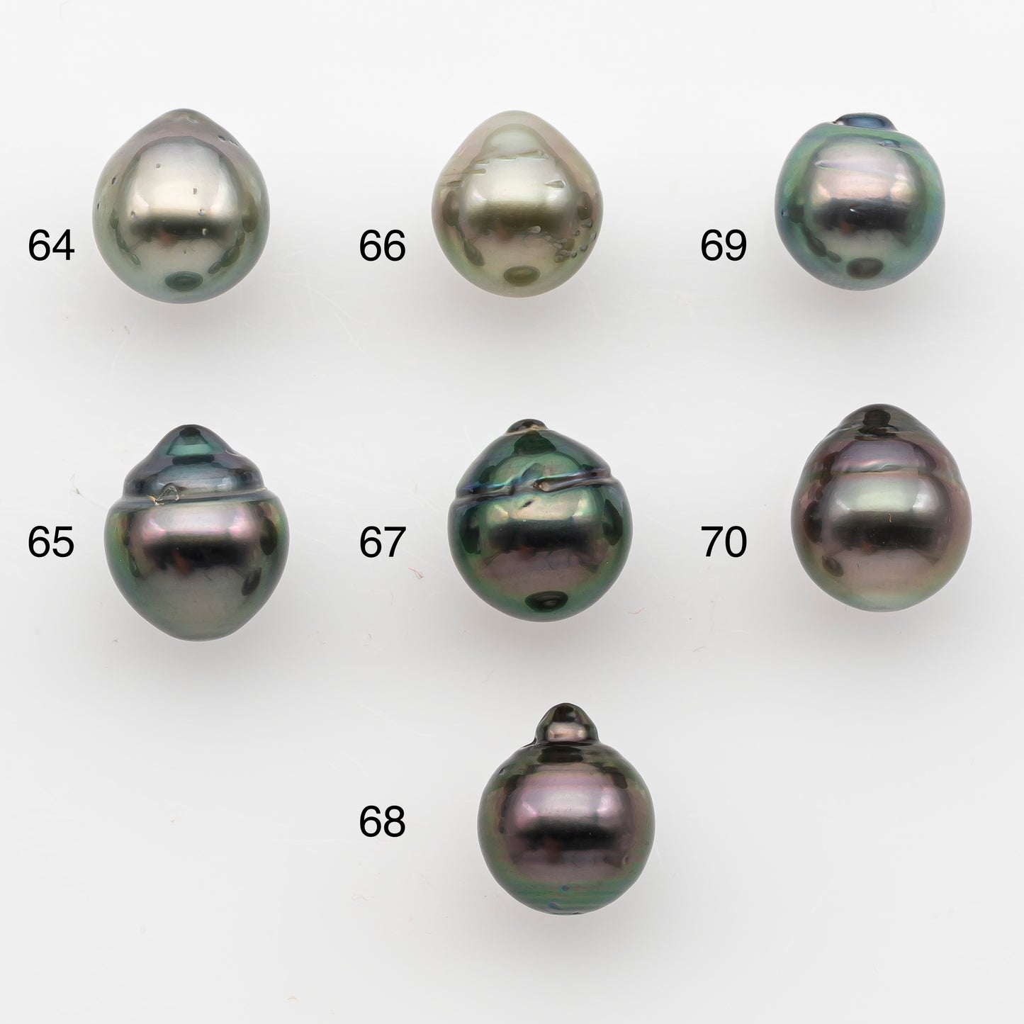 10-11mm Tahitian Pearl, Loose Undrilled with High Luster and for Jewelry Making, SKU # 2831TH