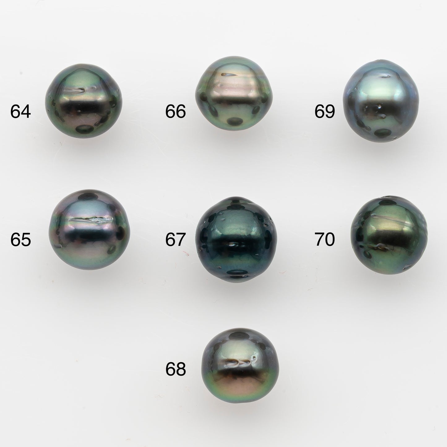 10-11mm Tahitian Pearl, Loose Undrilled with High Luster and for Jewelry Making, SKU # 2833TH