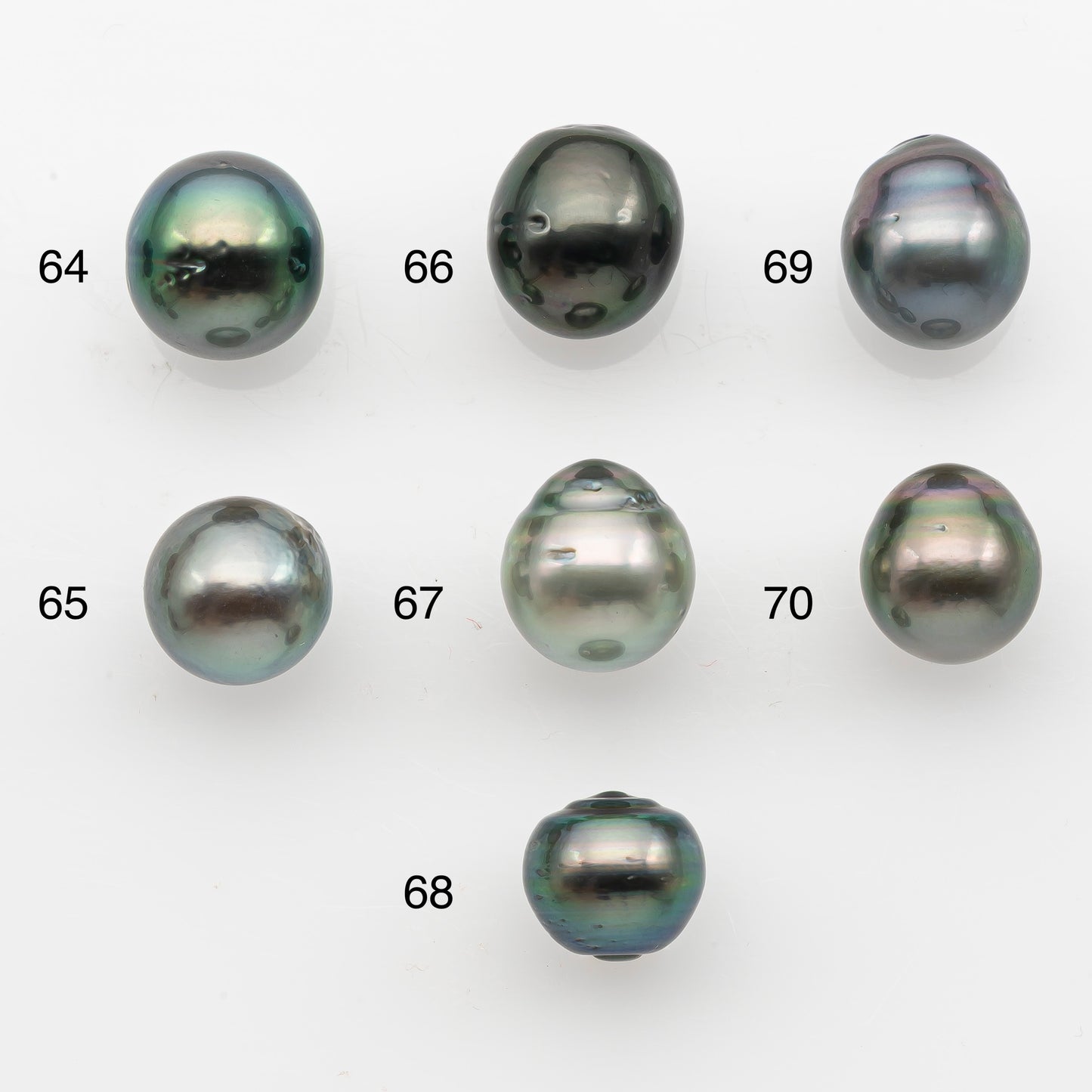 10-11mm Tahitian Pearl, Loose Undrilled with High Luster and for Jewelry Making, SKU # 2834TH