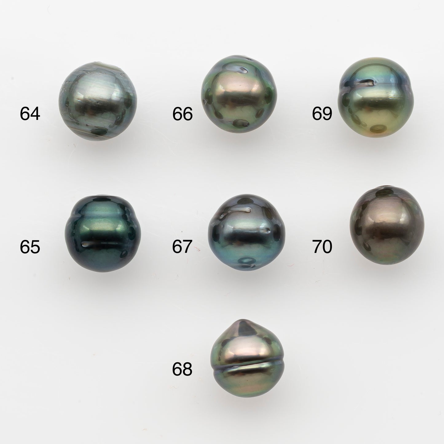 10-11mm Tahitian Pearl, Loose Undrilled with High Luster and for Jewelry Making, SKU # 2835TH