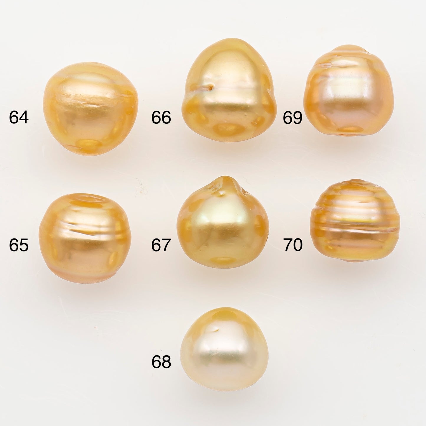 10-11mm South Sea Pearl in Natural Color with High Luster, Button Loose Pearl, Undrilled for Jewelry Making, SKU # 3168GS