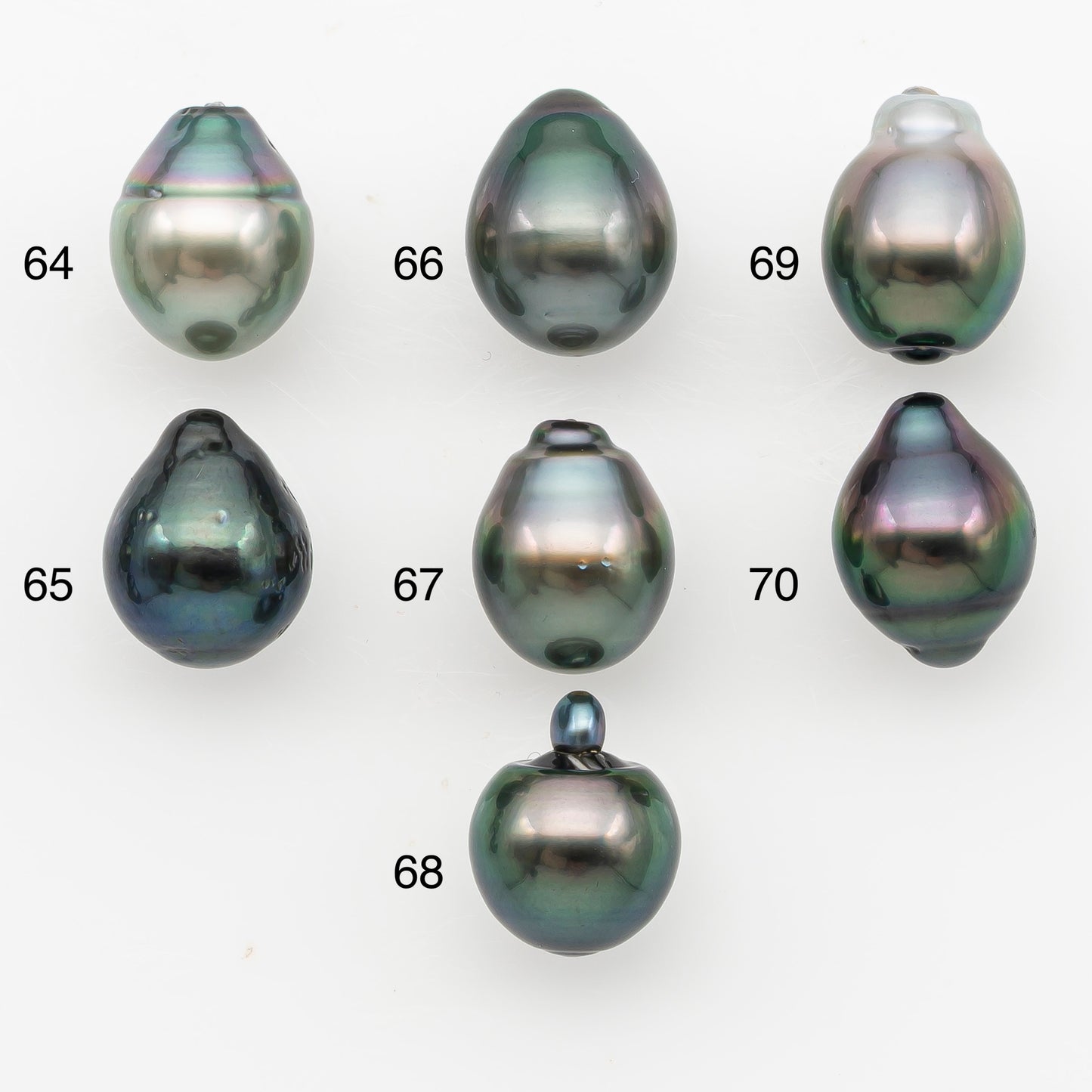 11-12mm Tahitian Pearl, Loose Undrilled with High Luster for Jewelry Making, SKU # 3125TH
