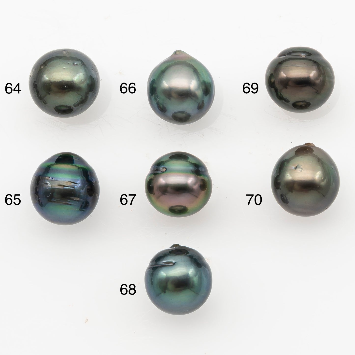 11-12mm Tahitian Pearl, Loose Undrilled with High Luster for Jewelry Making, SKU # 3128TH