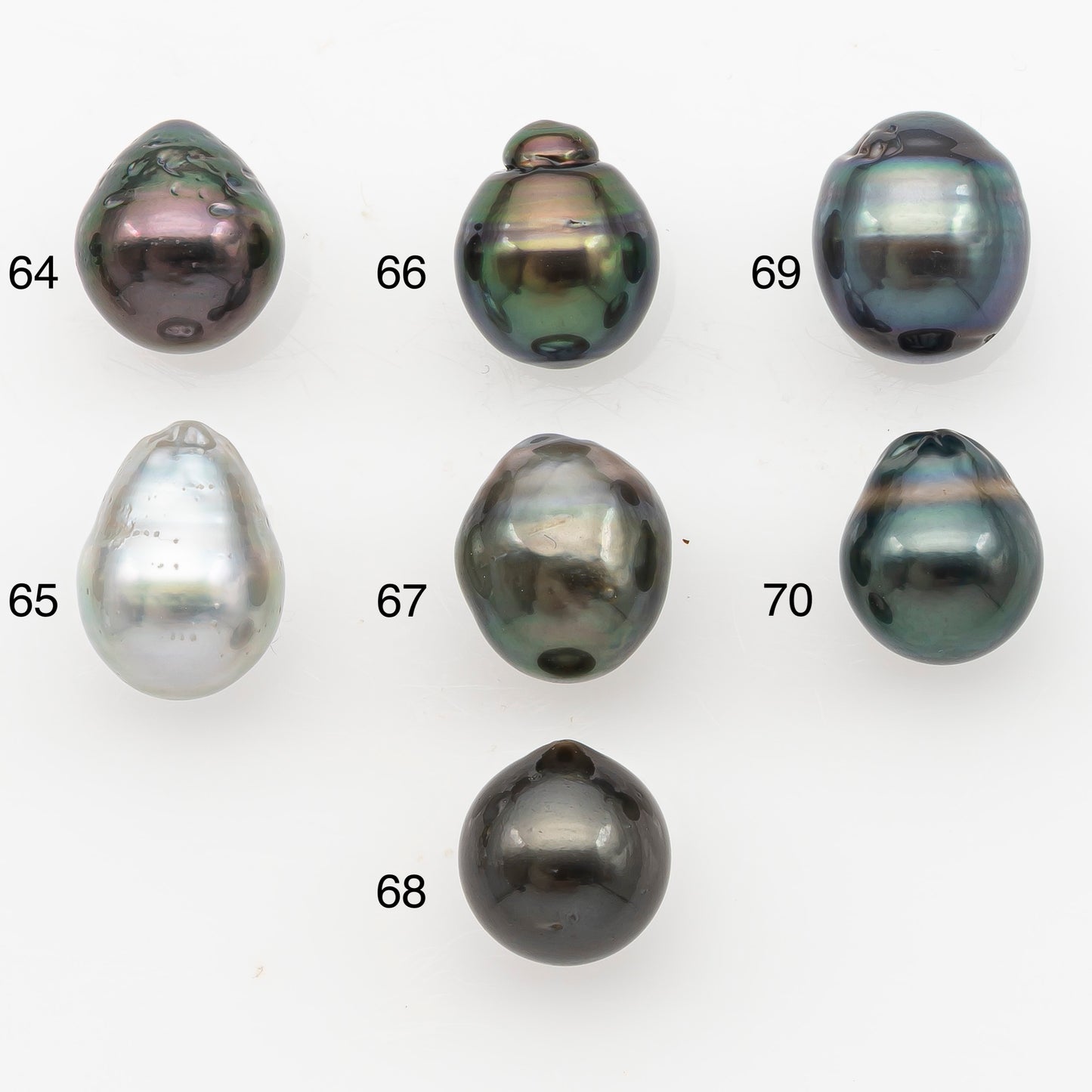 11-12mm Tahitian Pearl, Loose Undrilled with High Luster for Jewelry Making, SKU # 3130TH