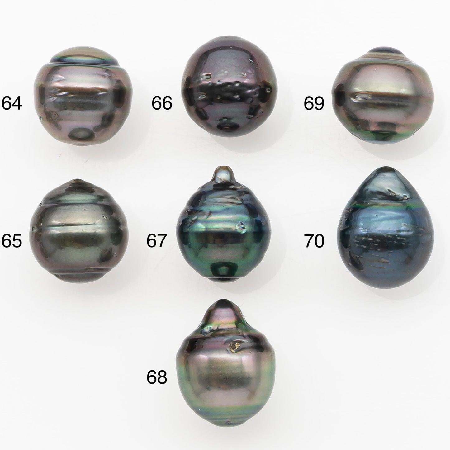 11-12mm Tahitian Pearl Natural Color with Minor Blemishes, Loose Undrilled for Jewelry Making, SKU # 3261TH