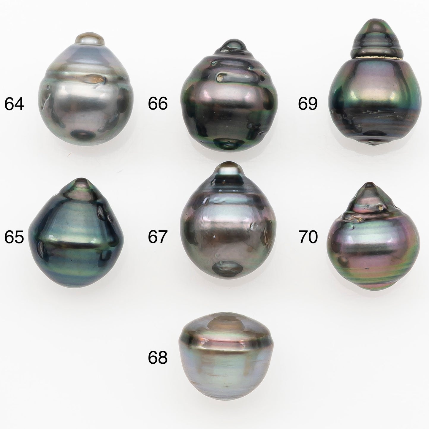 11-12mm Tahitian Pearl Natural Color with Minor Blemishes, Loose Undrilled for Jewelry Making, SKU # 3262TH
