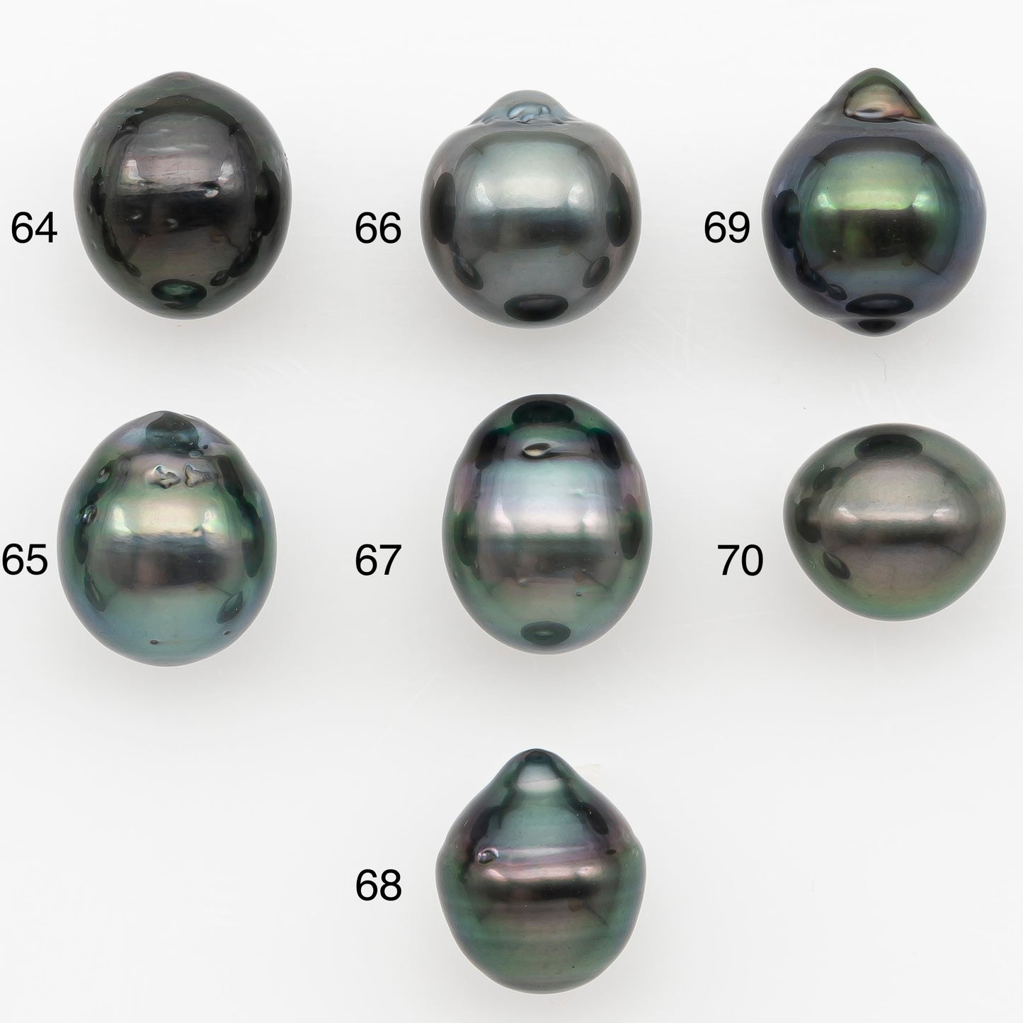 10-11mm Tahitian Pearl Natural Color with Minor Blemishes, Loose Undrilled for Jewelry Making, SKU # 3287TH