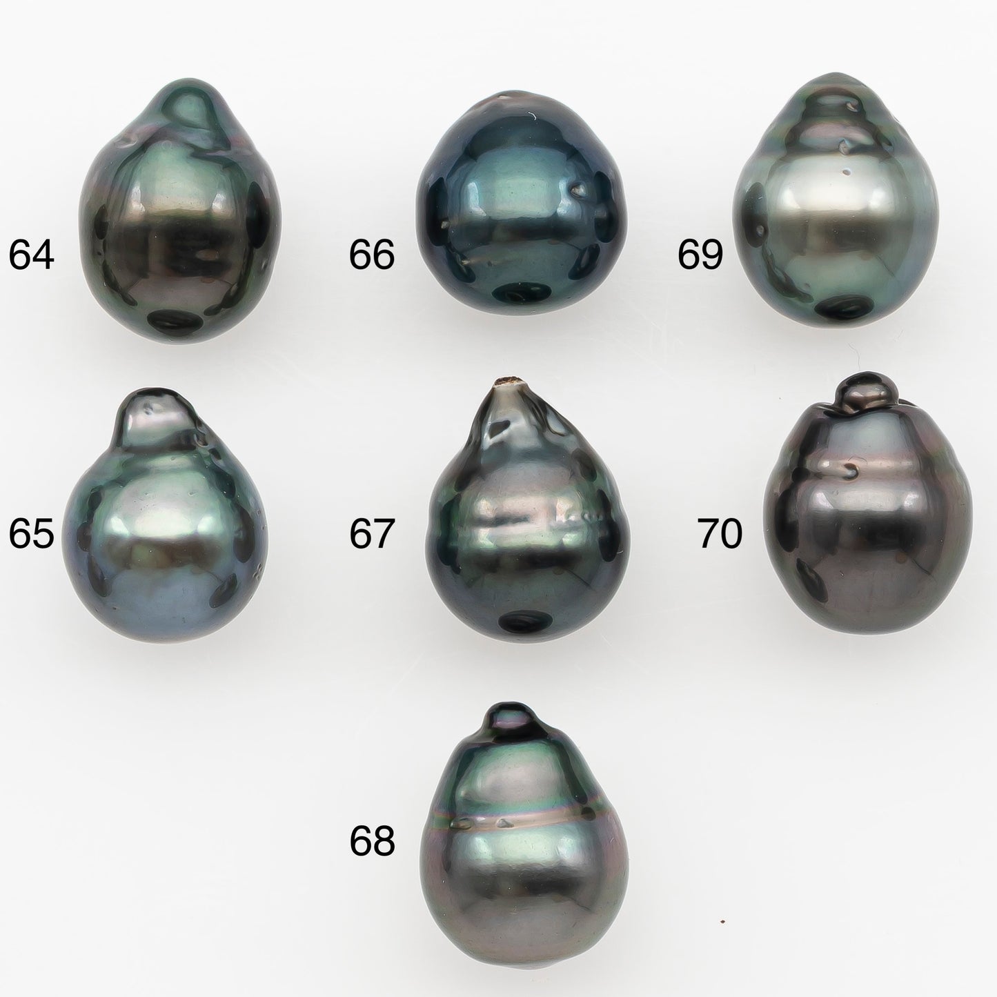 10-11mm Tahitian Pearl Natural Color with Minor Blemishes, Loose Undrilled for Jewelry Making, SKU # 3288TH