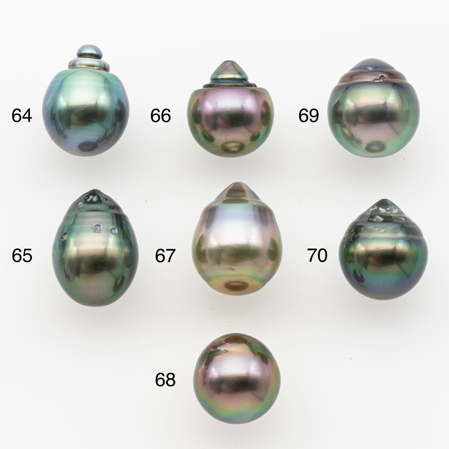 10-11mm Tahitian Pearl, Loose Undrilled with High Luster and Minor Blemishes for Jewelry Making, SKU # 3024TH