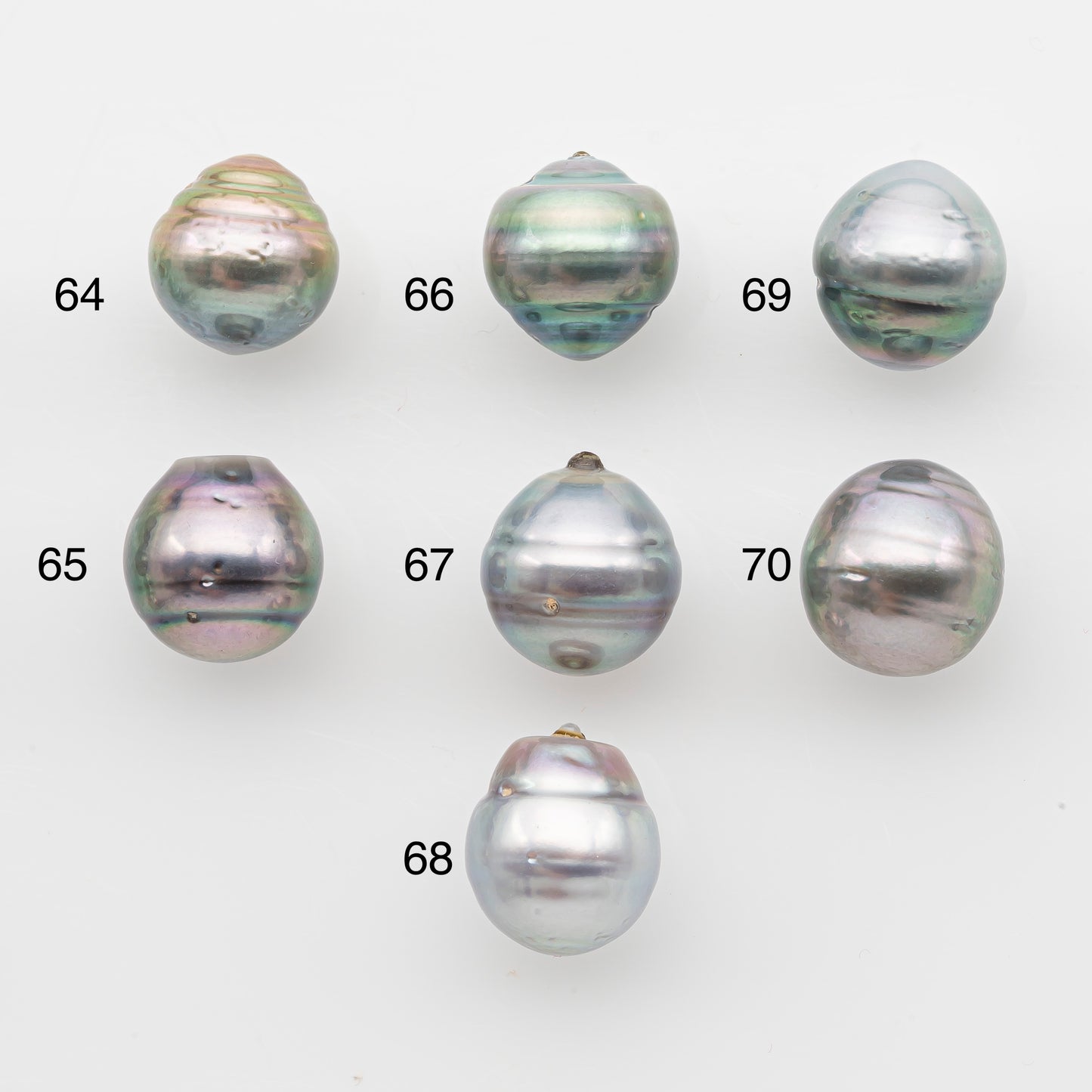 11-12mm Tahitian Pearl, Loose Undrilled with High Luster and Blemishes for Jewelry Making, SKU # 2922TH