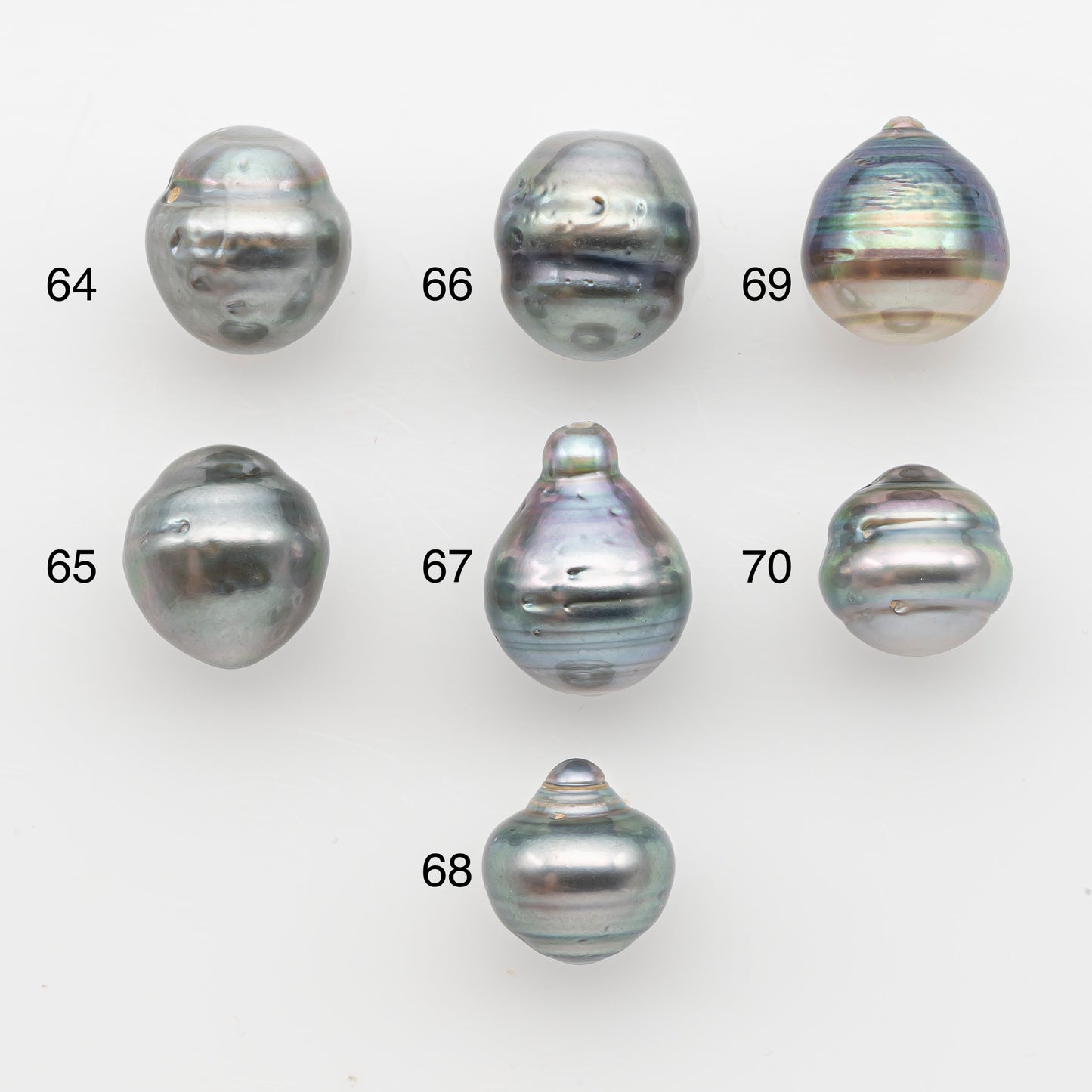 11-12mm Tahitian Pearl, Loose Undrilled with High Luster and Blemishes for Jewelry Making, SKU # 2926TH