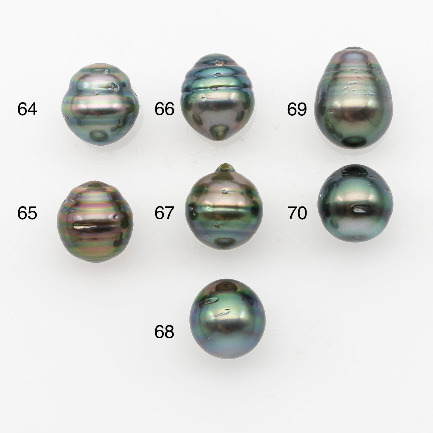 10-11mm Tahitian Pearl, Loose Undrilled with High Luster and Blemishes for Jewelry Making, SKU # 2892TH