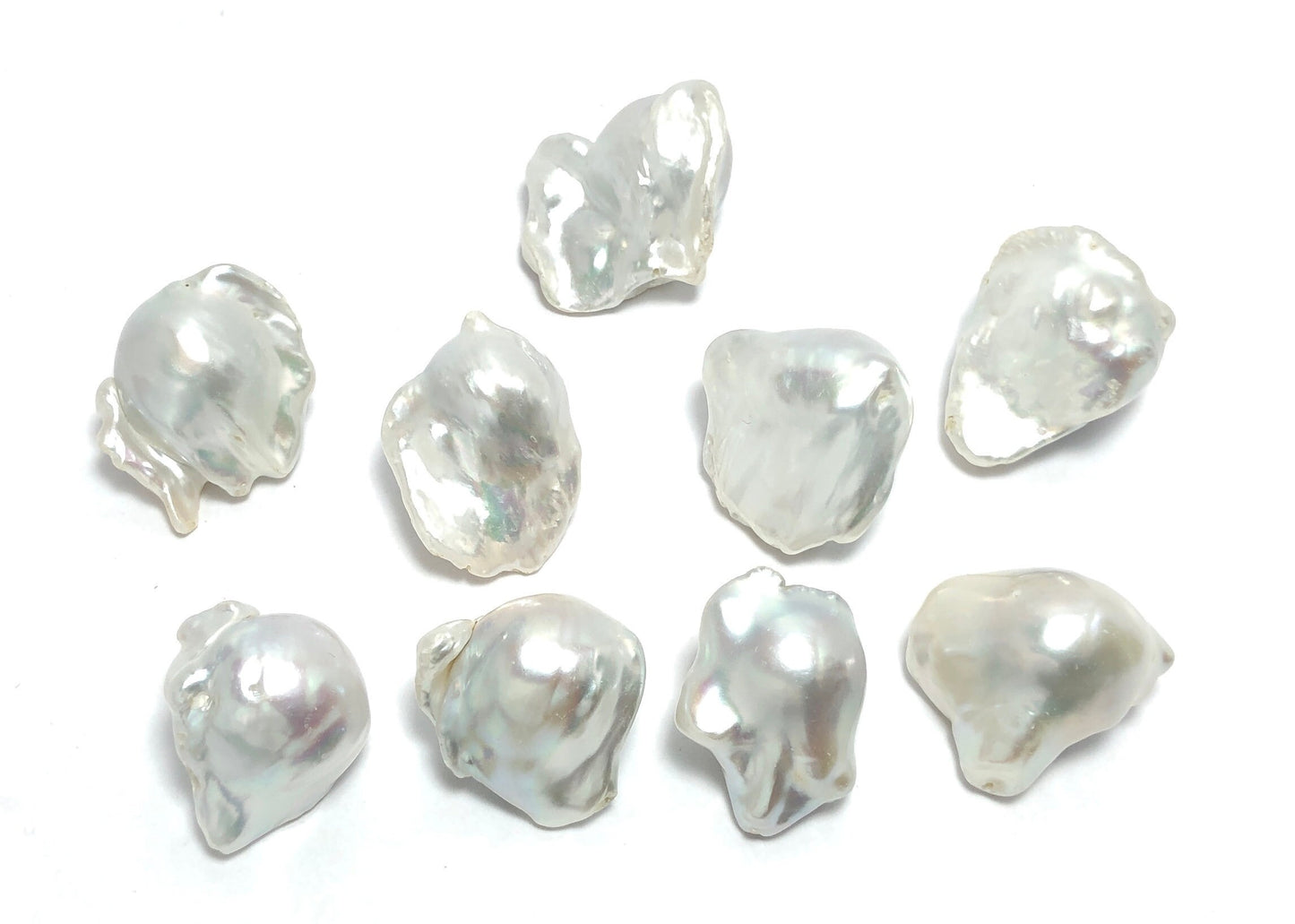 XL Baroque Pearls 17-24mm, Single Piece, White Color. BAR_S026