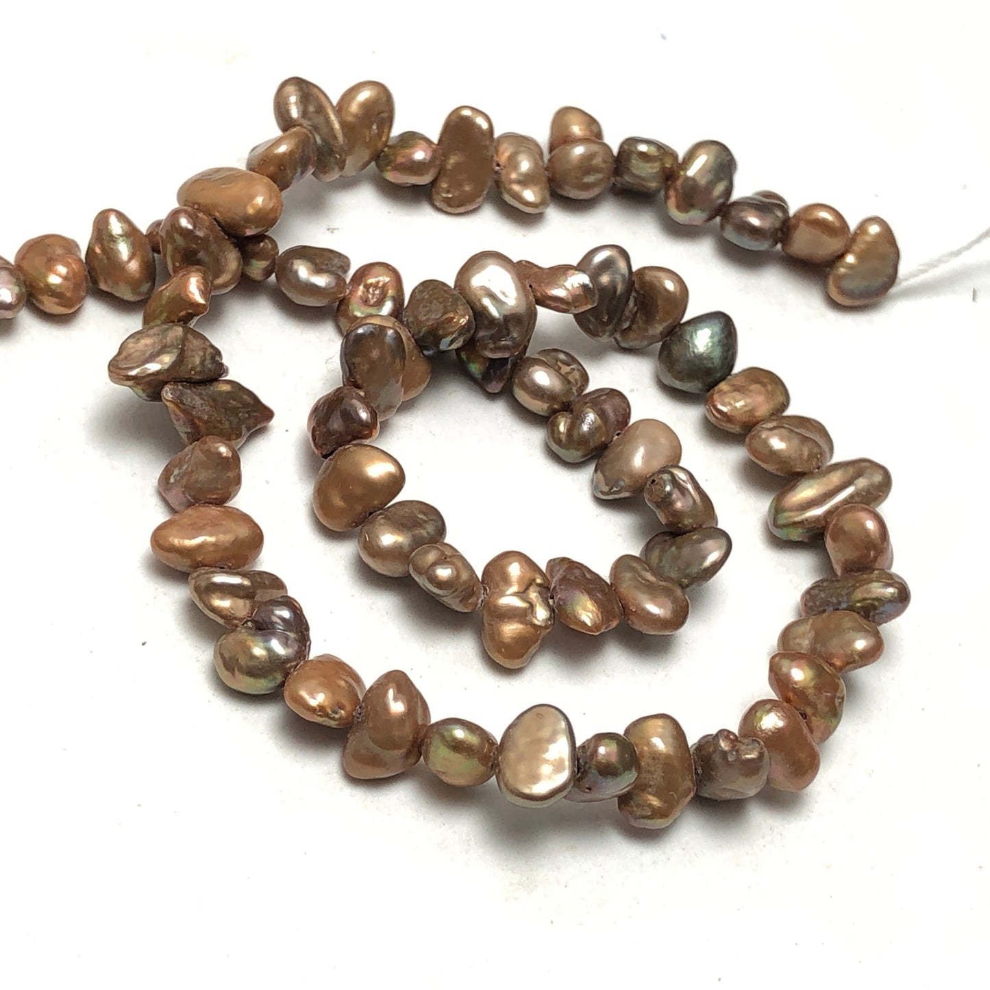 Freshwater Pearls, 5-6mm Keshi Pearls, Brown Color, KES015