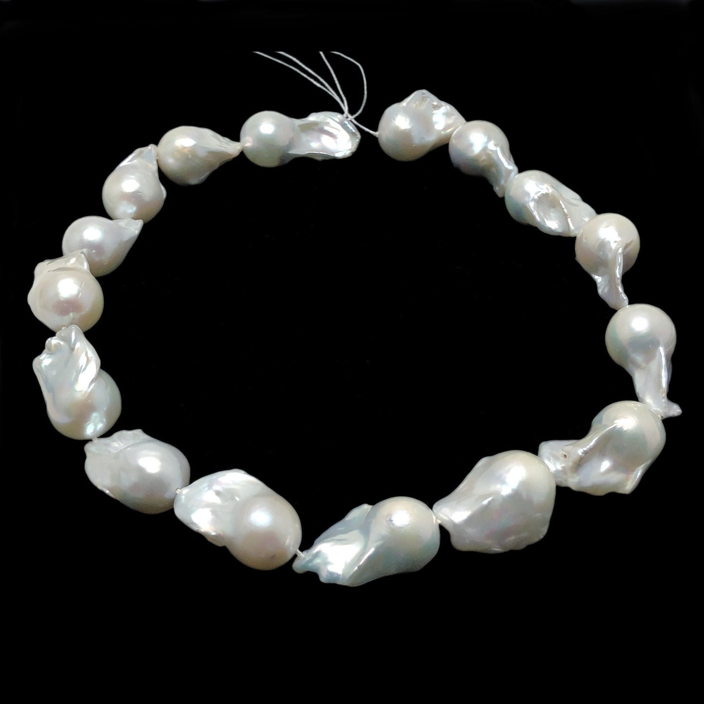 Baroque Pearls 13-16mm, Freshwater Pearls White, Single Piece or Full Strand. BAR008