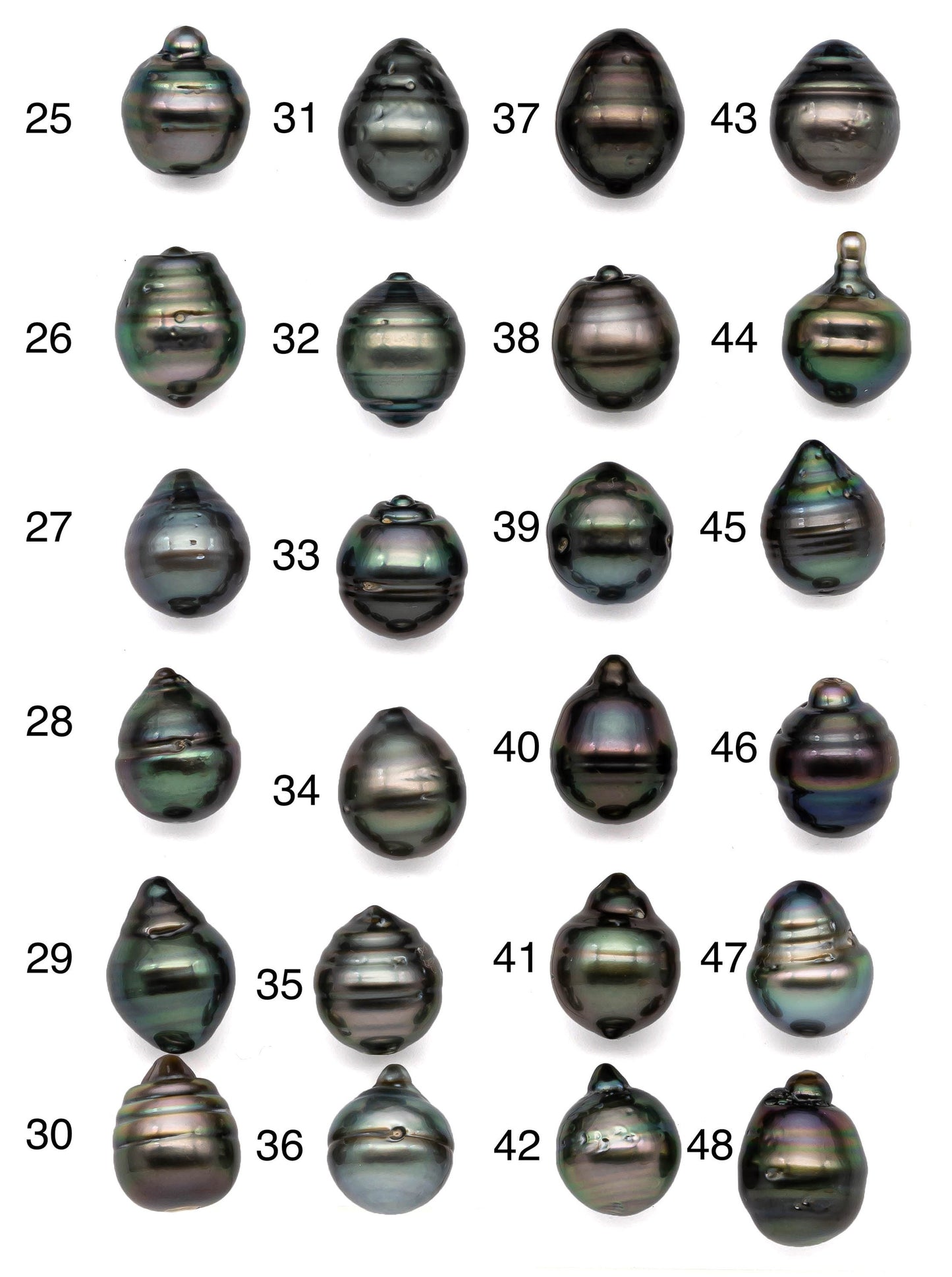 One Piece Tahitian Pearl Teardrop Circle with Extremely Nice Luster and Blemishes, Undrilled Loose Pearl in 11-11.5mm, SKU#1077TH